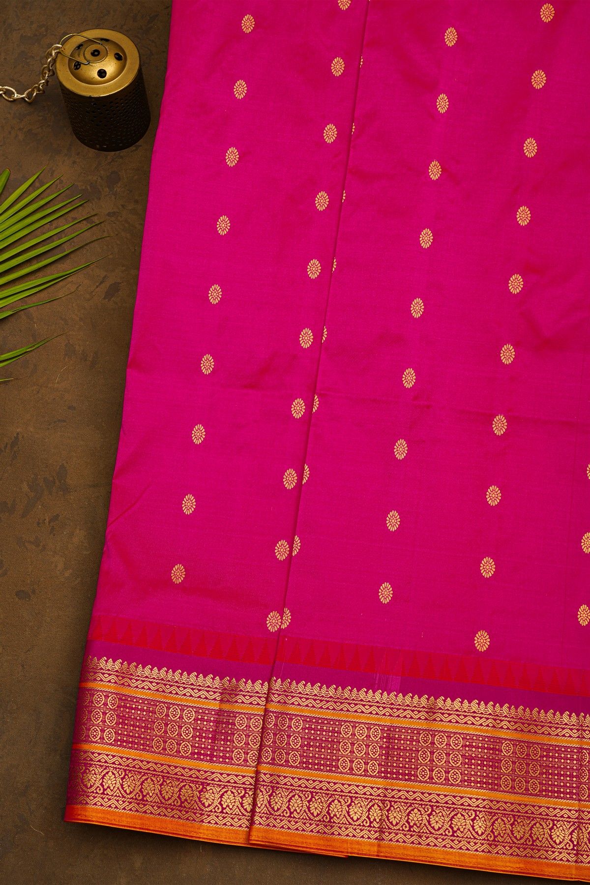 Narayanpet Silk Rani Pink Saree