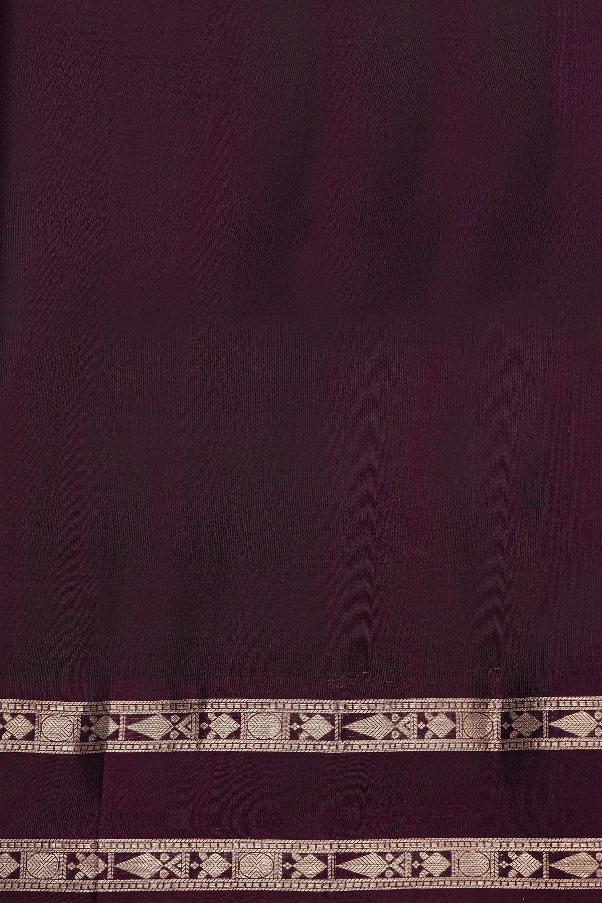 Coimbatore Silk Wine And Pink Saree With Gap Border