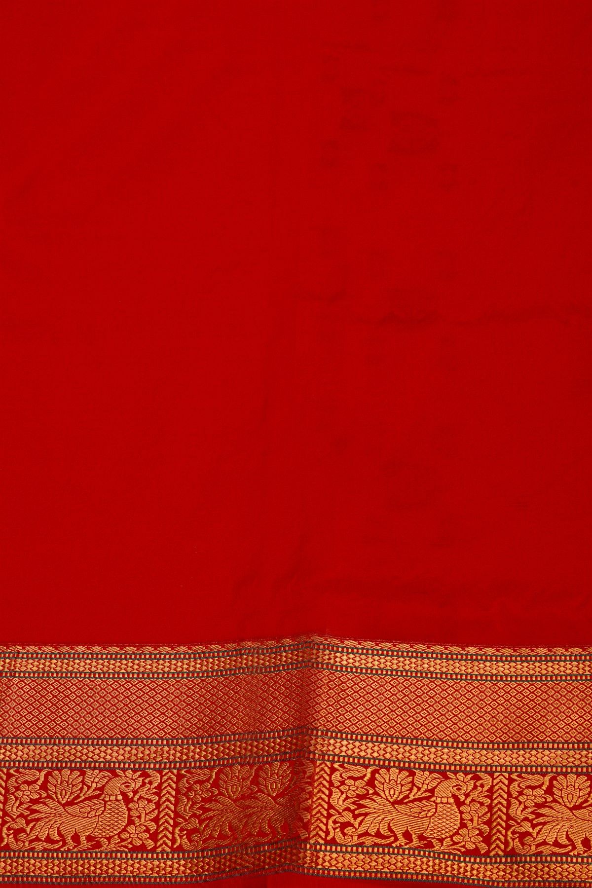 Narayanpet Silk Dark Purple Saree With Diamonds And Peacock Buttis Border