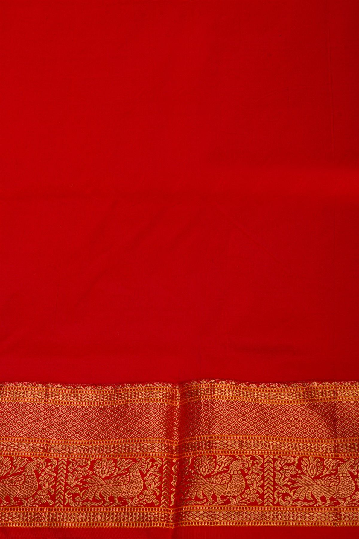 Narayanpet Silk Teal Blue Saree With Peacock And Leaves Buttis Body