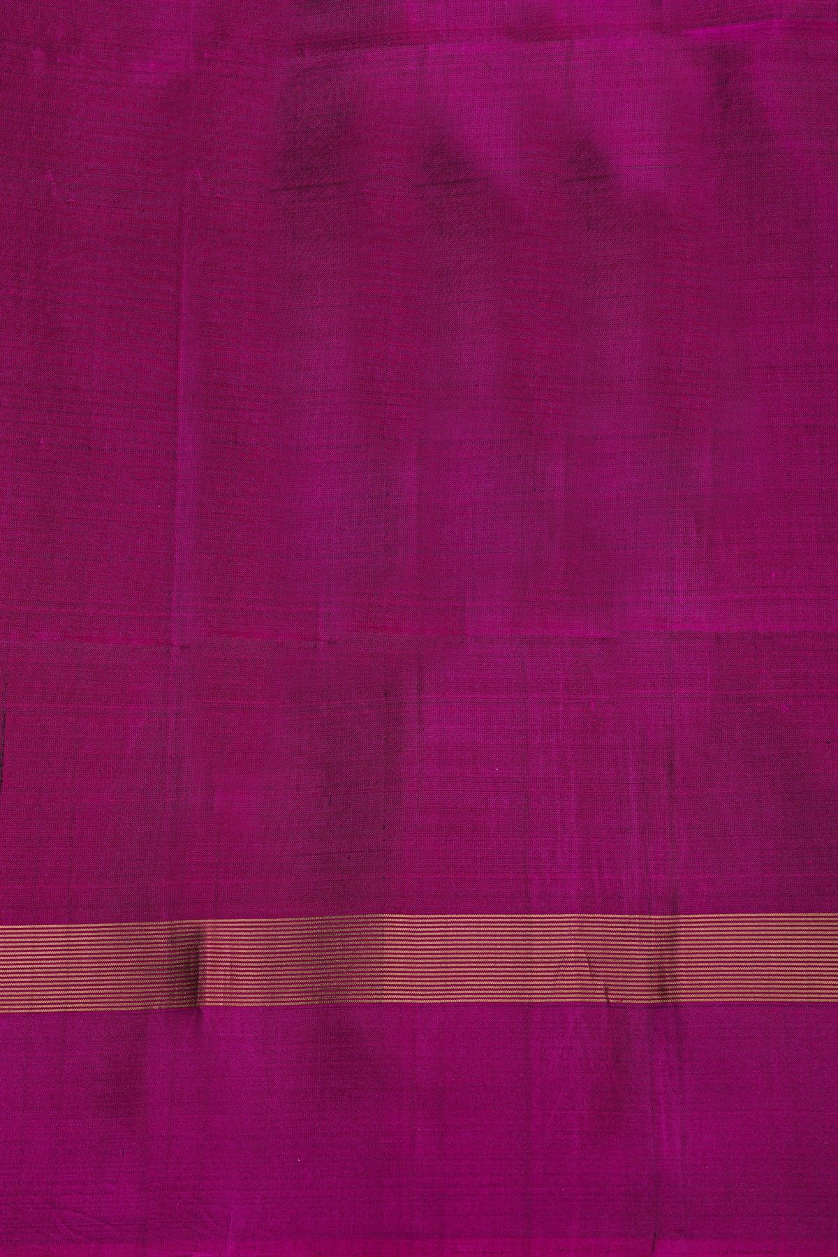 Coimbatore Silk Bottle Green Saree WIth Floral Buttis Body