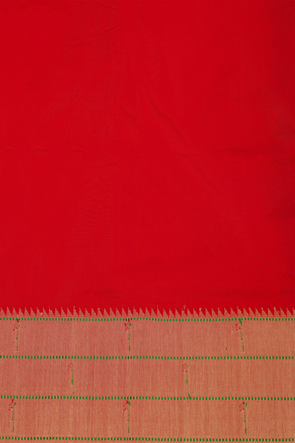 Paithani Silk Royal Blue Saree With Muniya Buttis Border