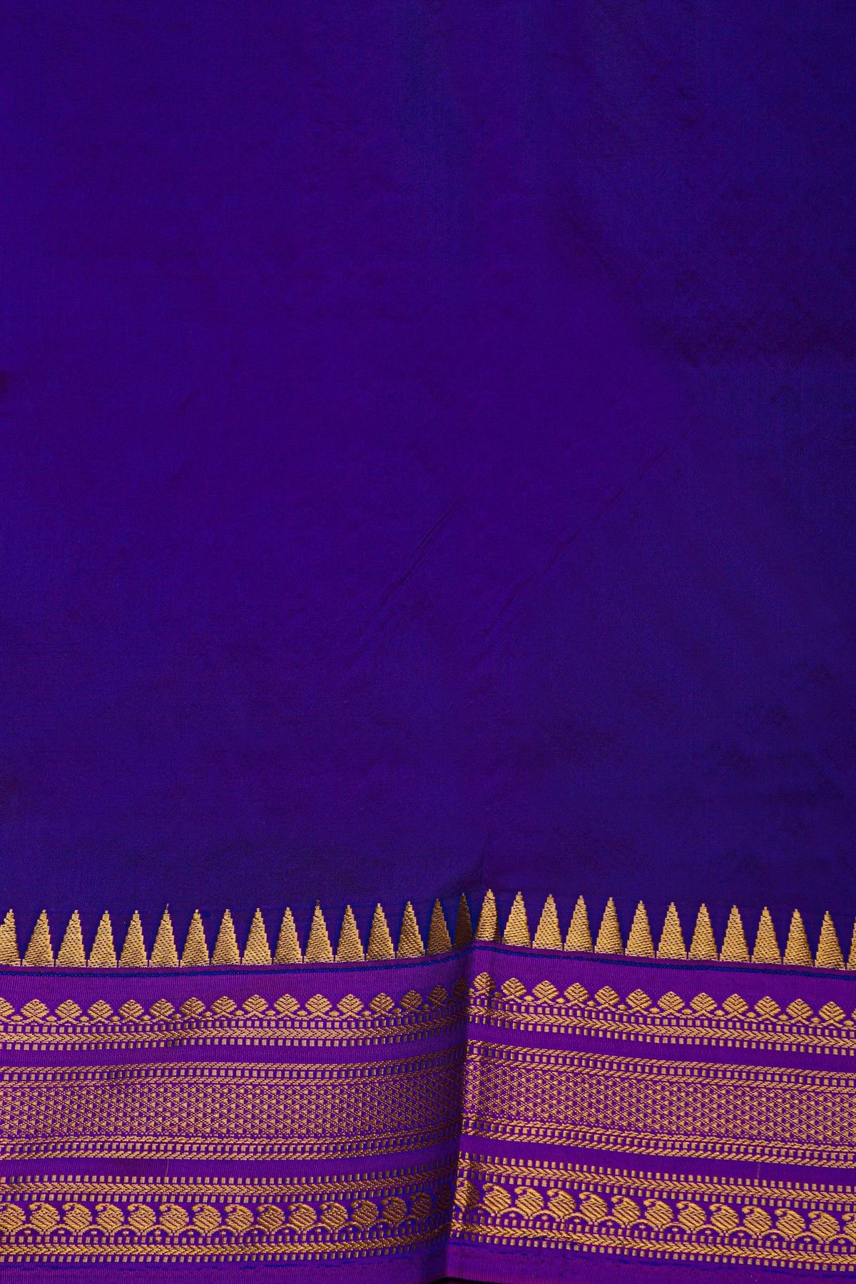 Narayanpet Silk Teal Green Saree With Florals And Buttis In Checks Body