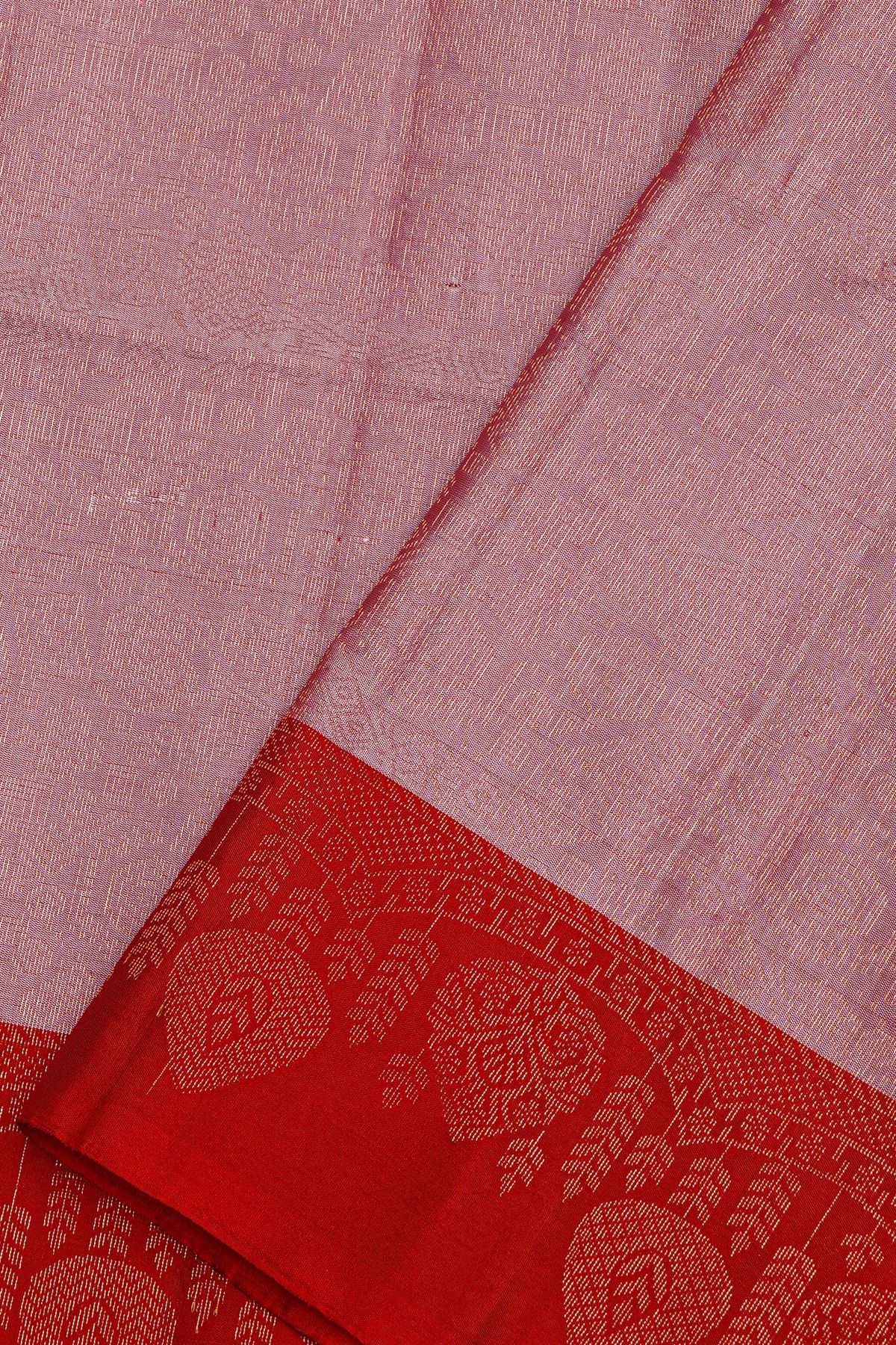Coimbatore Silk Rose Pink Sare