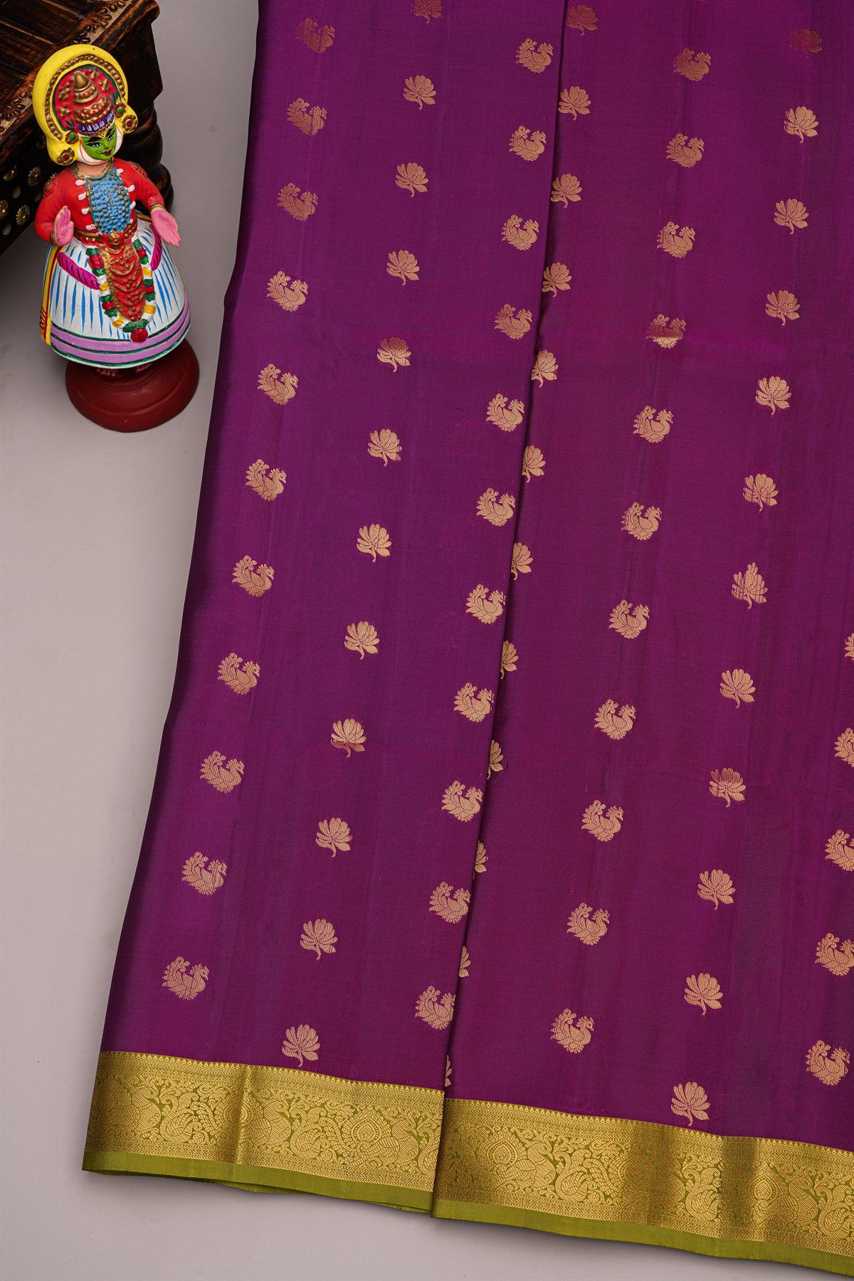 Coimbatore Silk Purple Saree