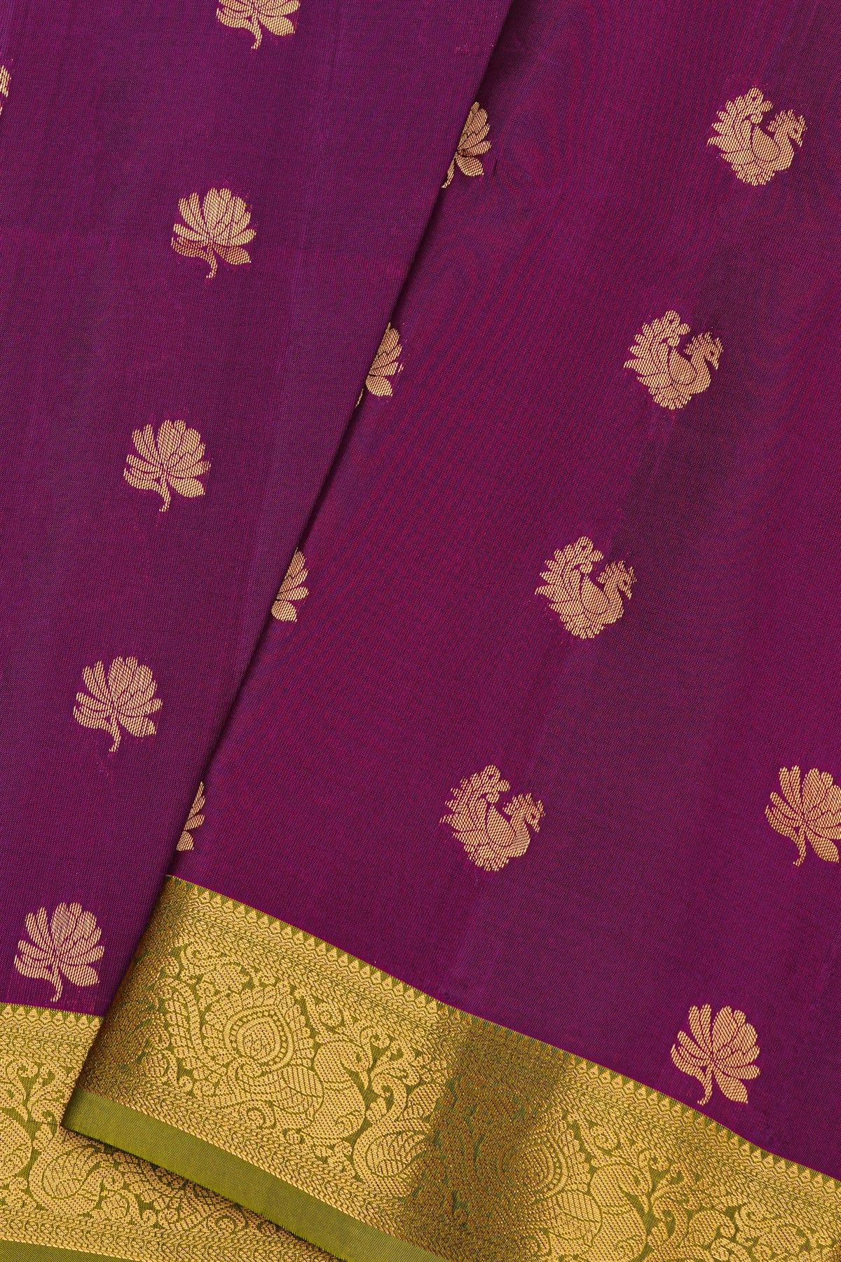 Coimbatore Silk Purple Saree