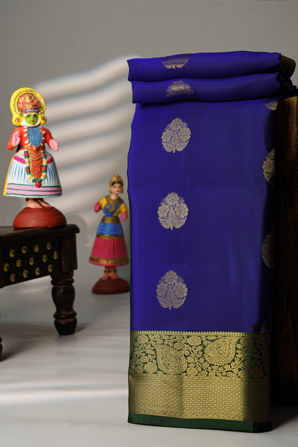 Coimbatore Silk Royal Blue Saree