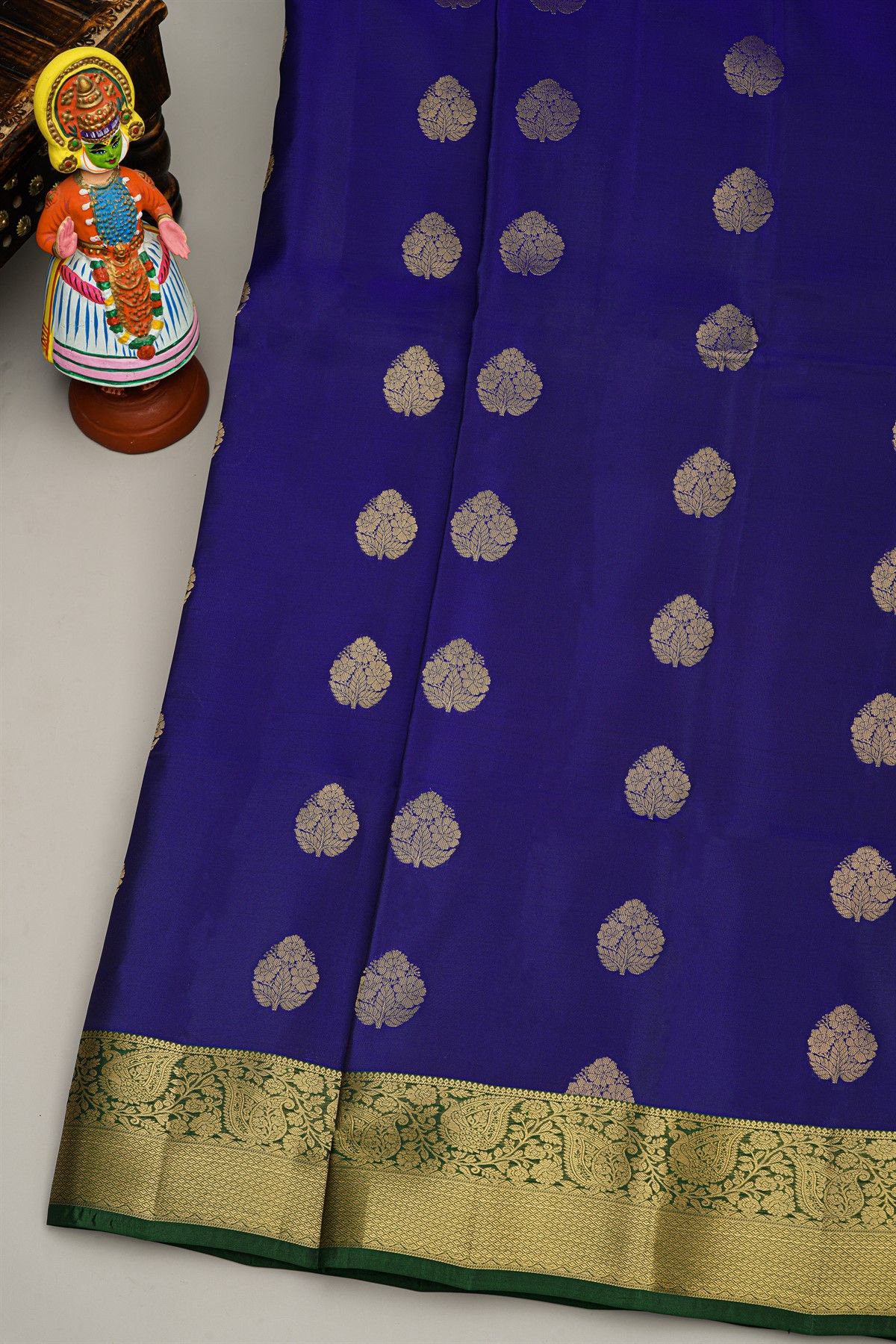 Coimbatore Silk Royal Blue Saree