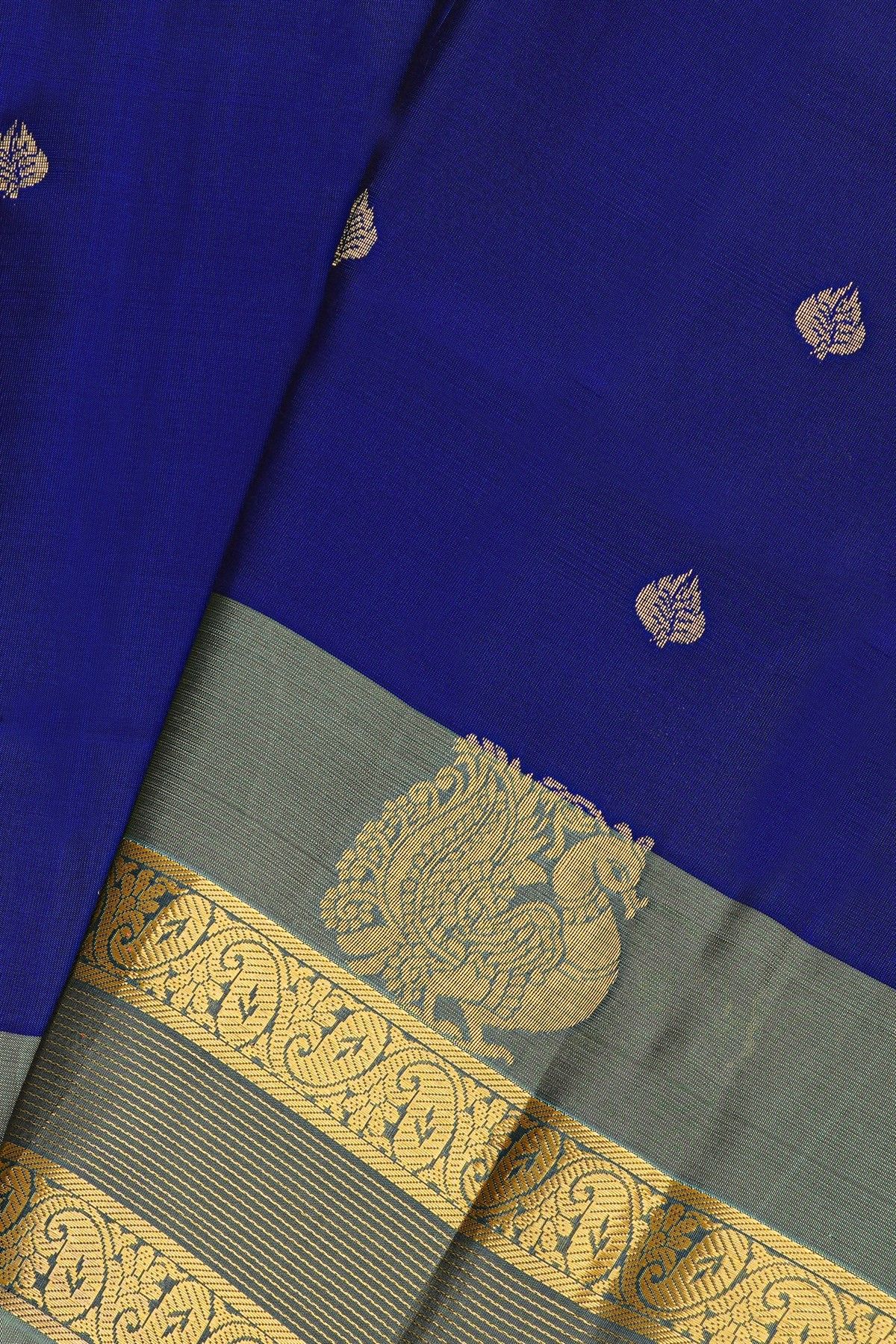 Coimbatore Silk Royal Blue Saree