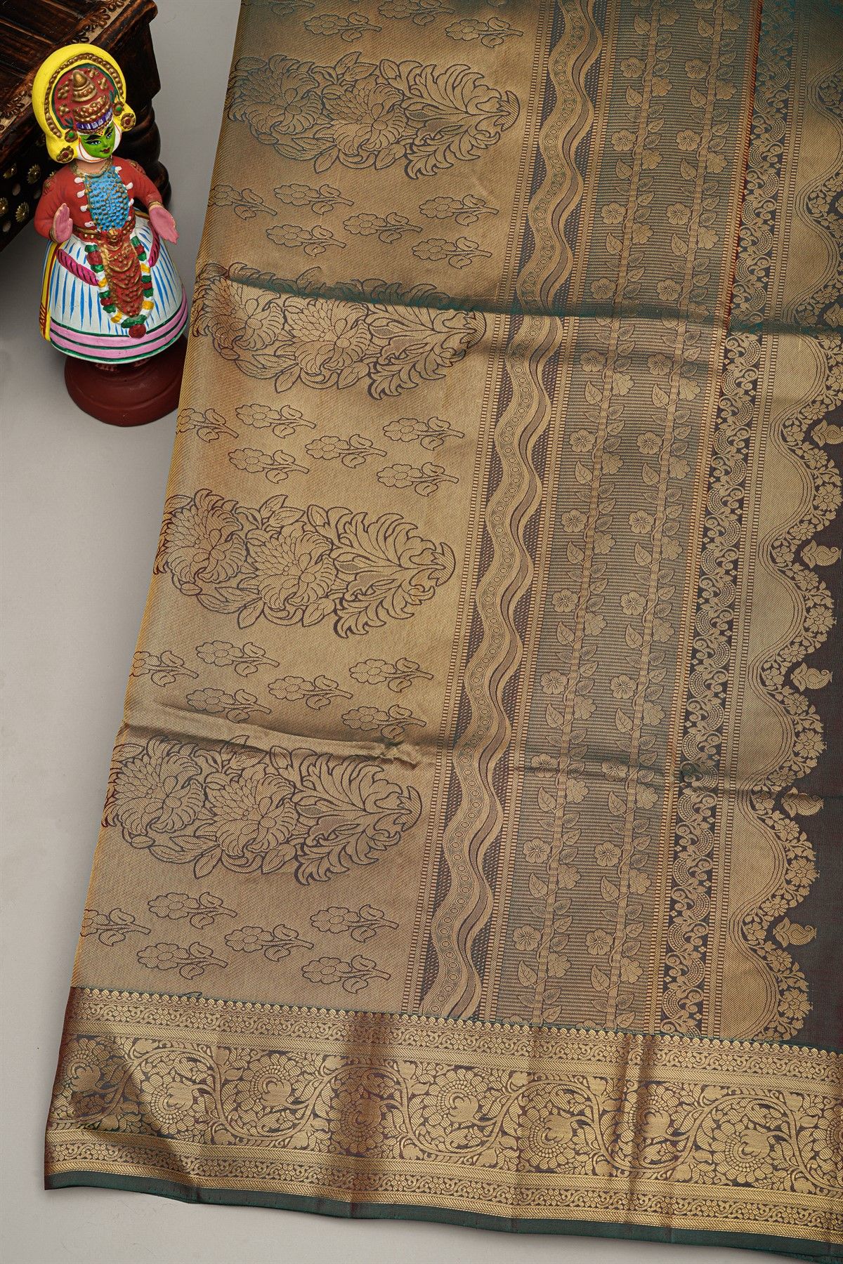 Coimbatore Silk Dark Maroon Saree