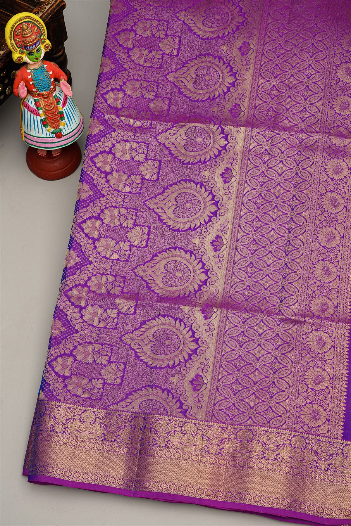 Coimbatore Silk Royal Blue Saree