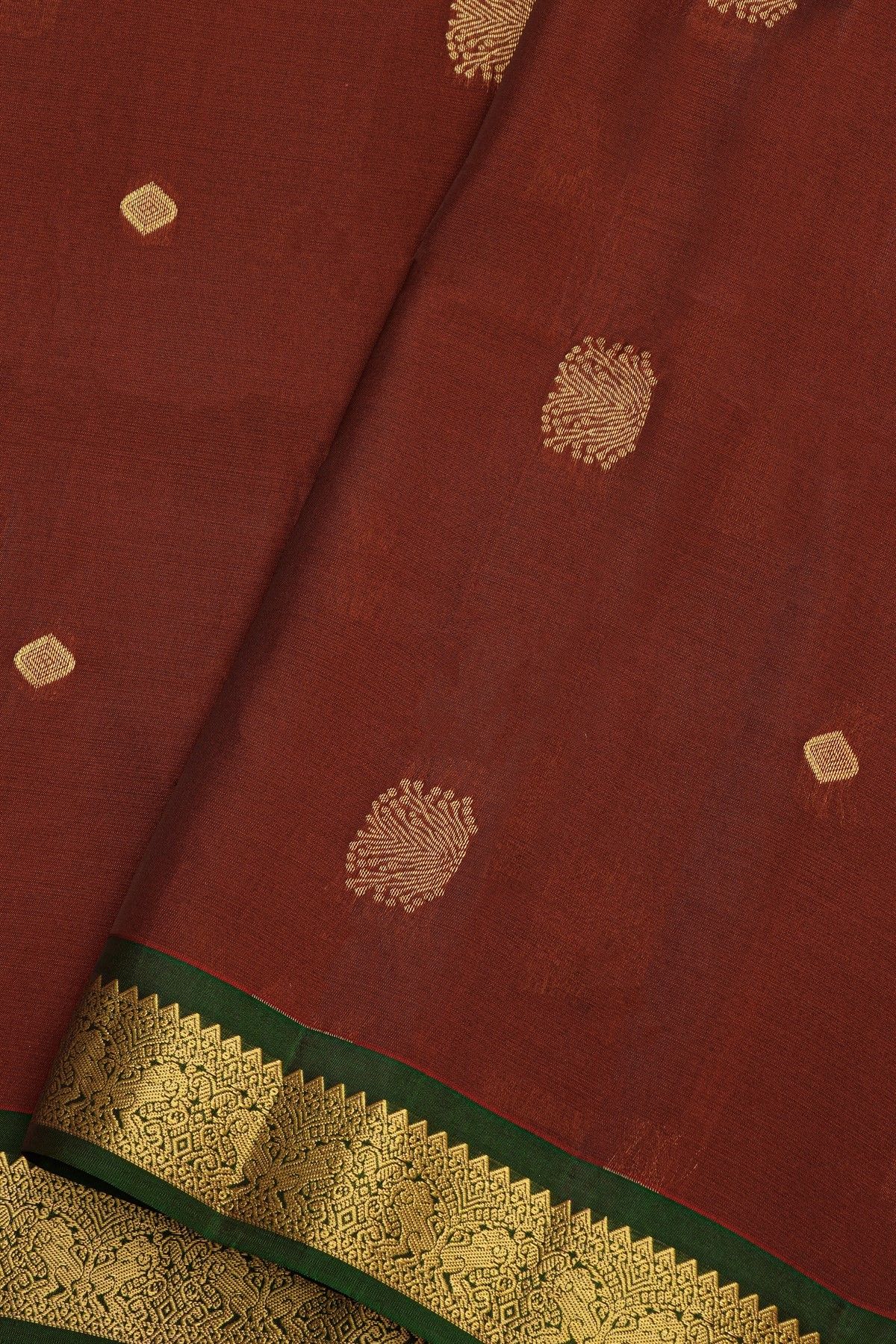 Coimbatore Silk Maroon Saree