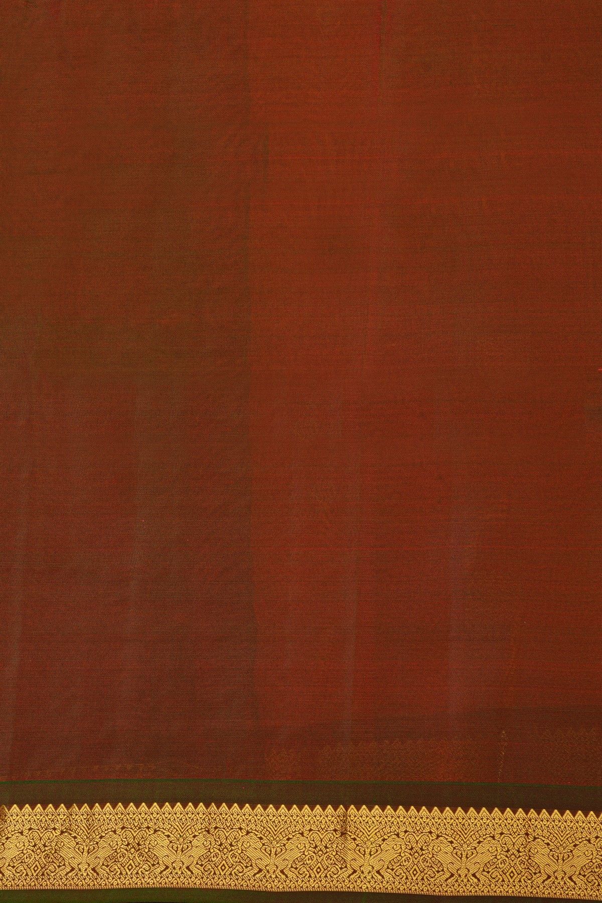 Coimbatore Silk Orange Saree With Florals And Buttis Body