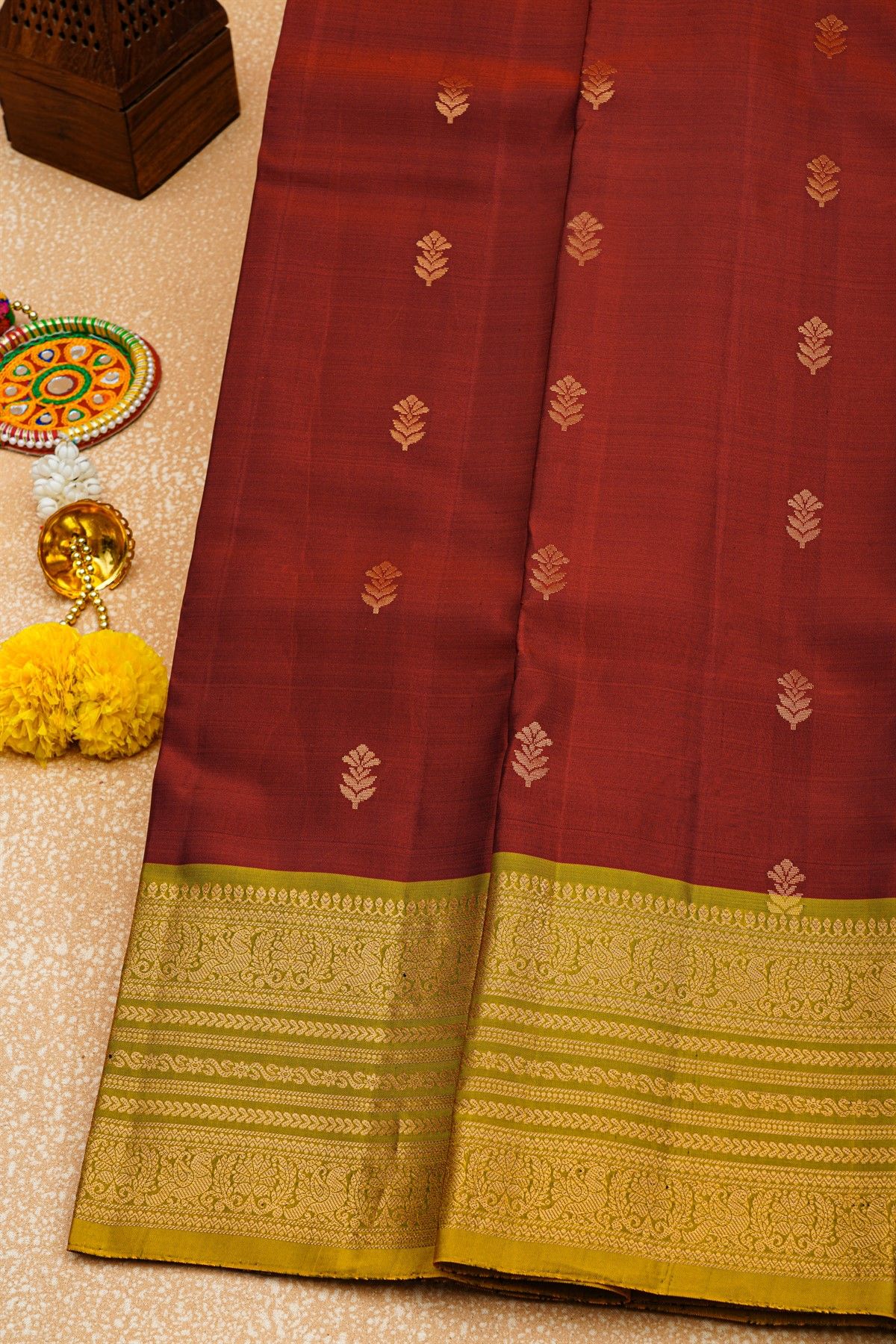 Coimbatore Soft Silk Maroon Saree