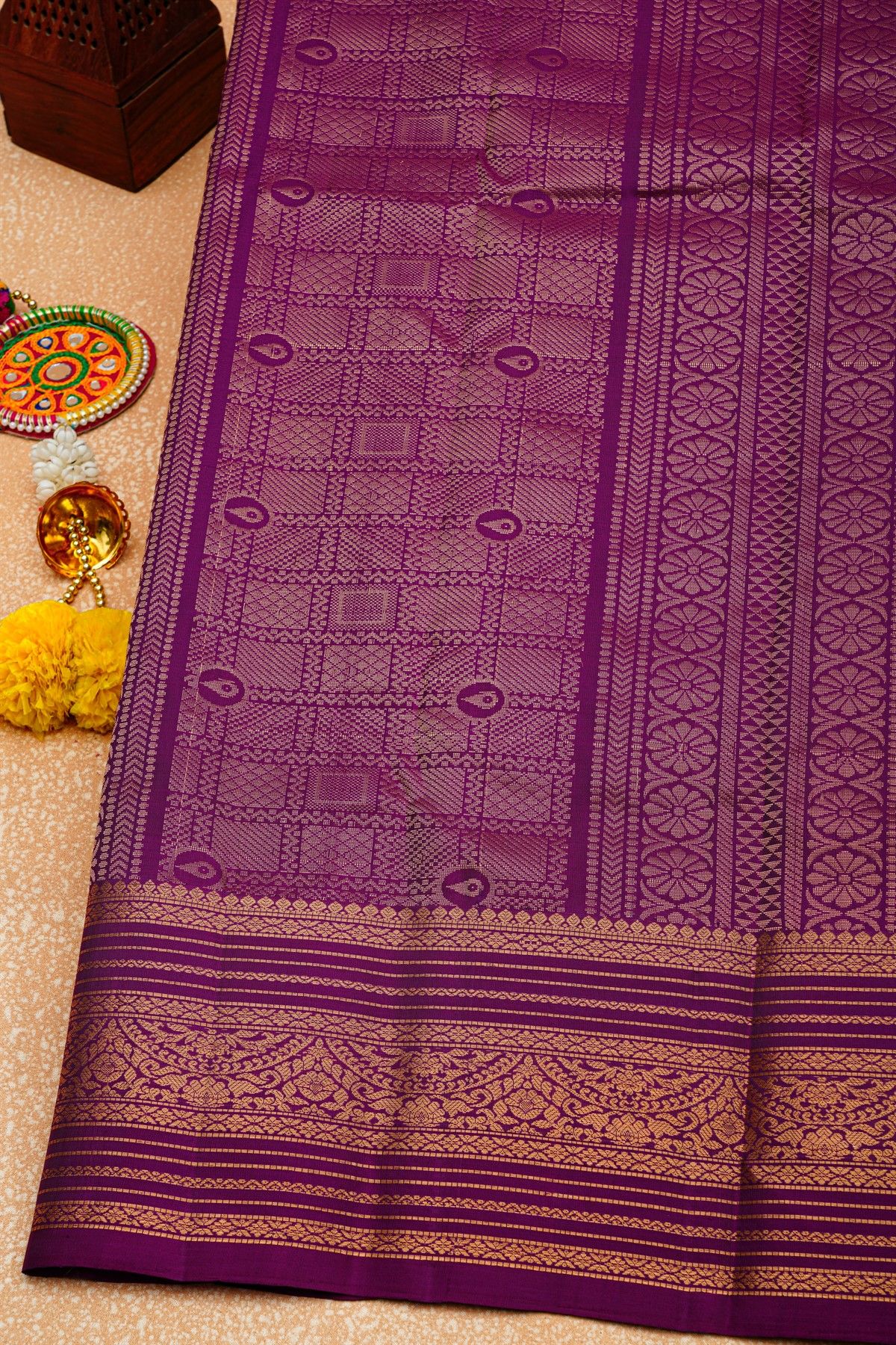 Coimbatore Soft Silk Mehendi Green Saree