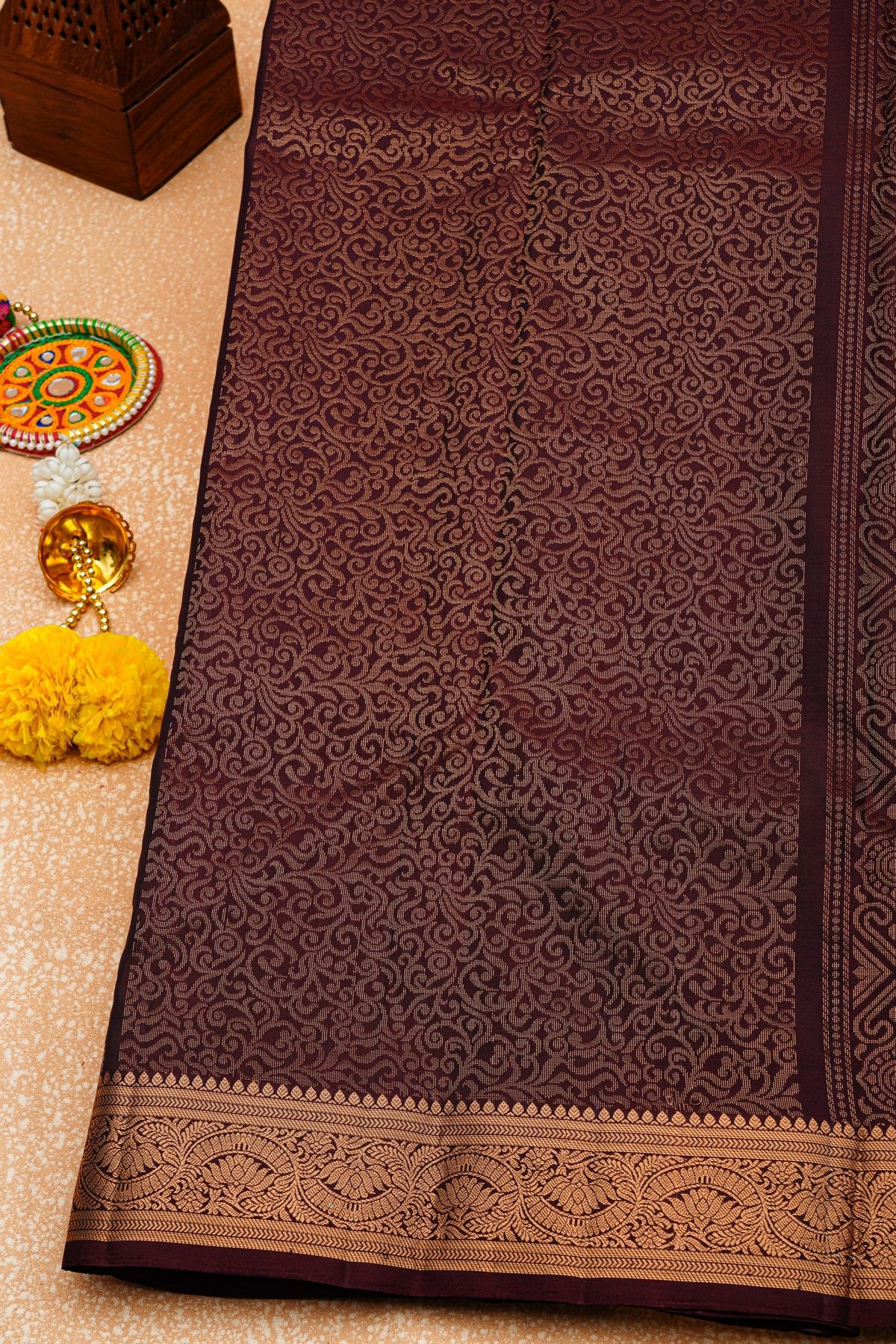 Coimbatore Soft Silk Mehendi Green Saree