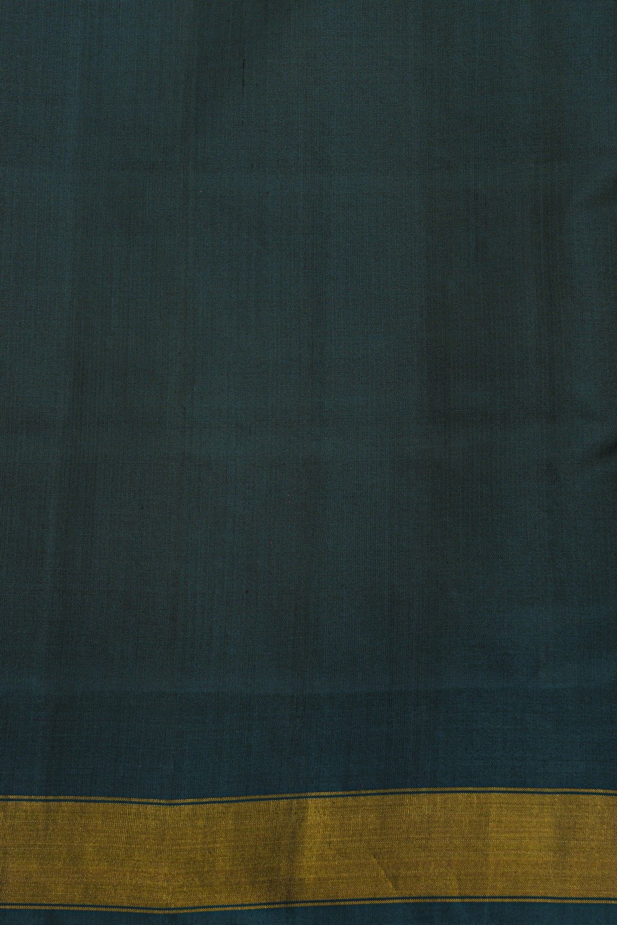 Patola Silk Dual Colour Saree With Florals And Leaves Body
