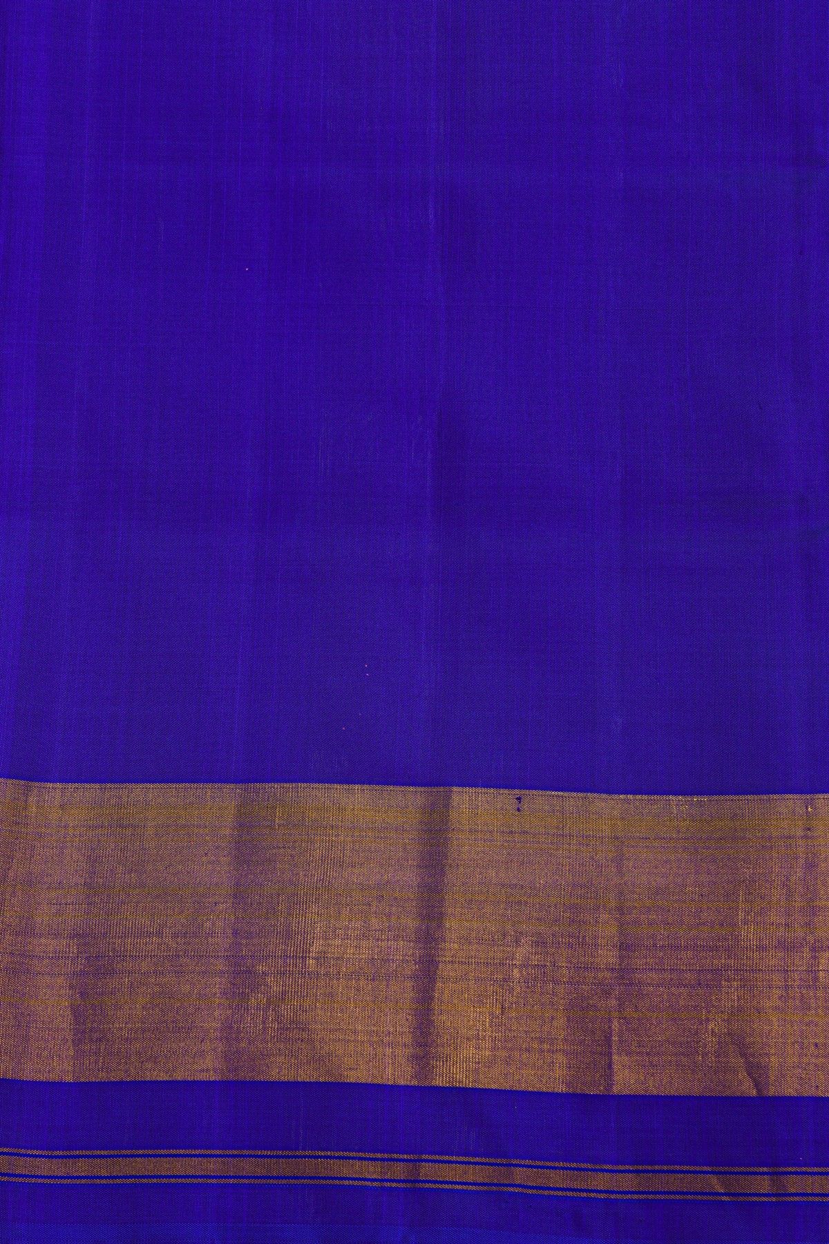 Patola Silk Royal Blue Saree With Florals And Buttis Body