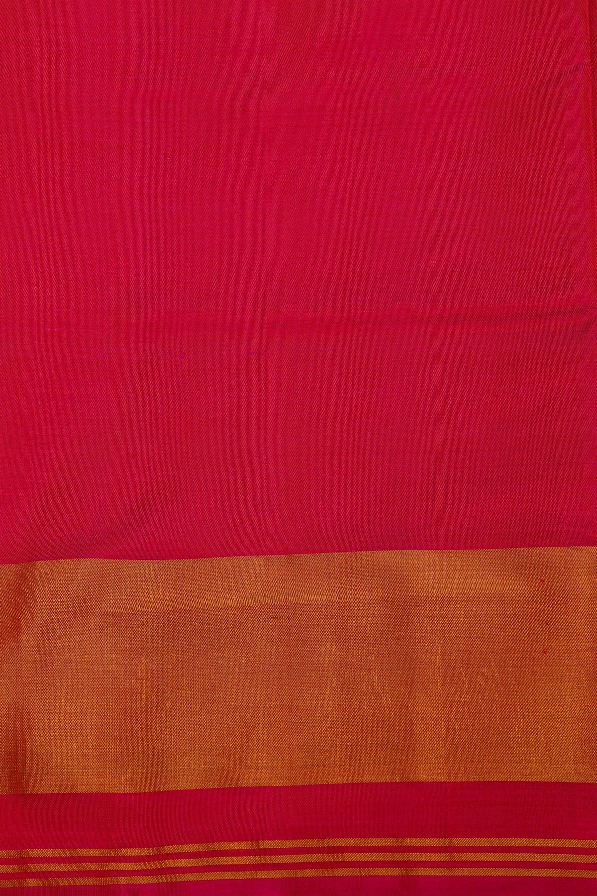 Patola Silk Cream Saree With Floral Buttis Body