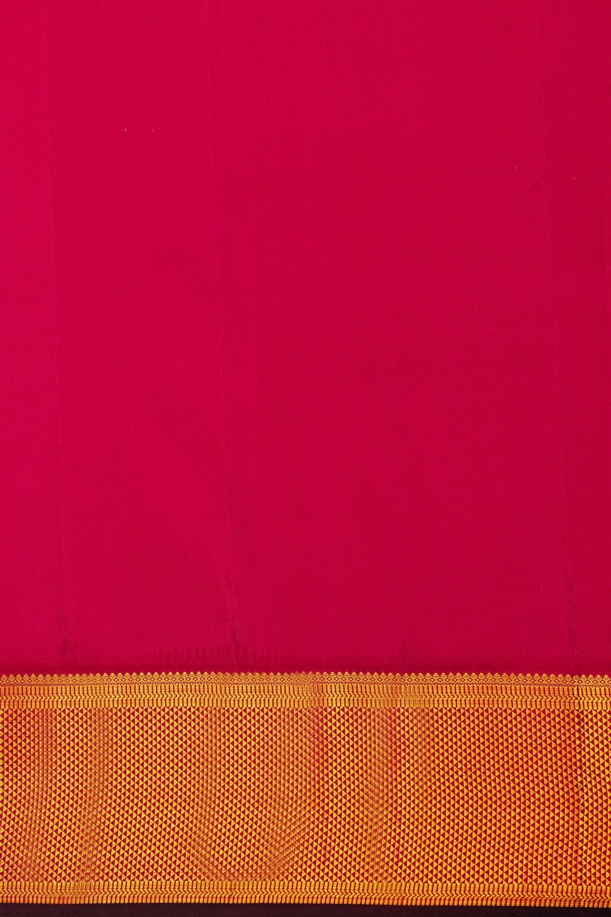 Kancheepuram Silk Orange Saree With Floral And Peacock Thread Work And Zari Border