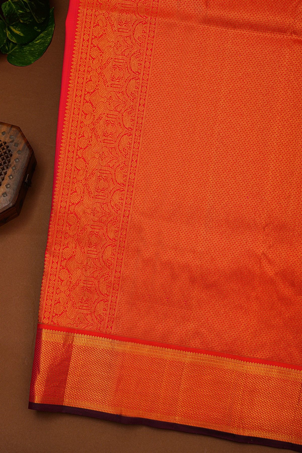 Kancheepuram Silk Teal Blue Saree With Thread Embroidery Work