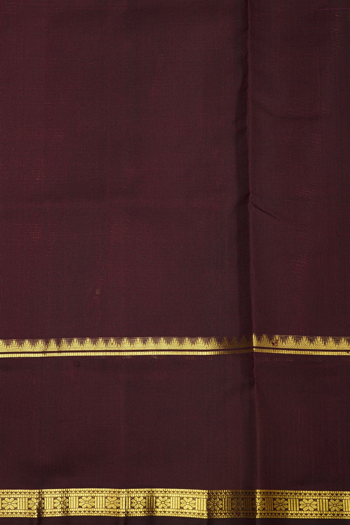 Venkatagiri Silk Pink Saree With Floral And Peacock Gap Border