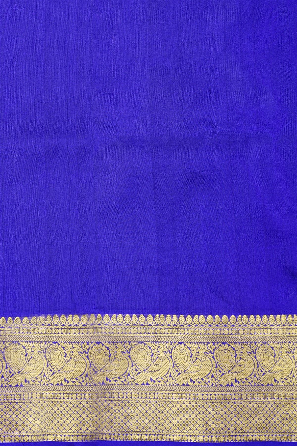 Venkatagiri Silk Dual Colour Saree With Florals And Peacocks Border