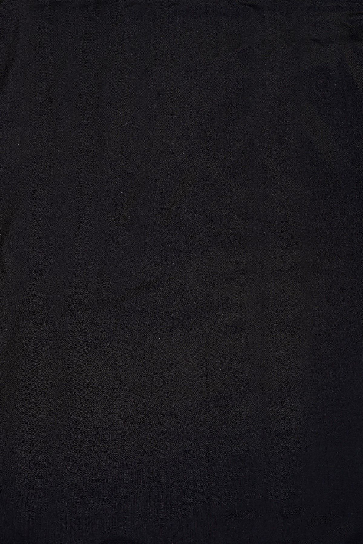 Pochampally Ikat Silk Black Saree With Multicolour Stripe Body