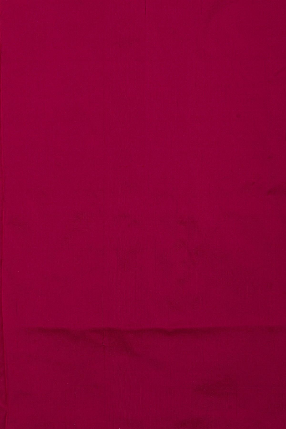 Ikat Silk Magenta Saree With Florals And Leaves Self Lines Border
