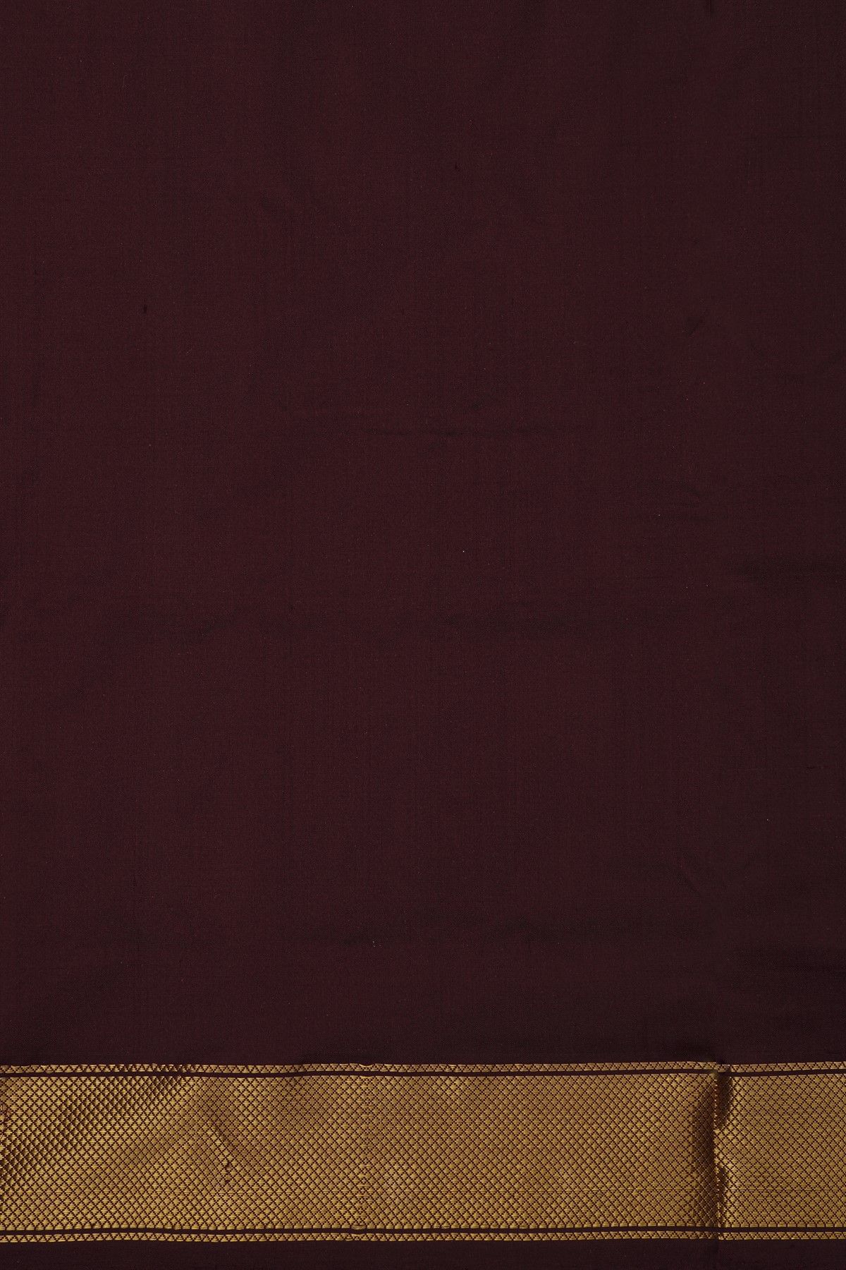 Ikat Silk Brown Saree With Florals And Leaves In Ikat Design Body