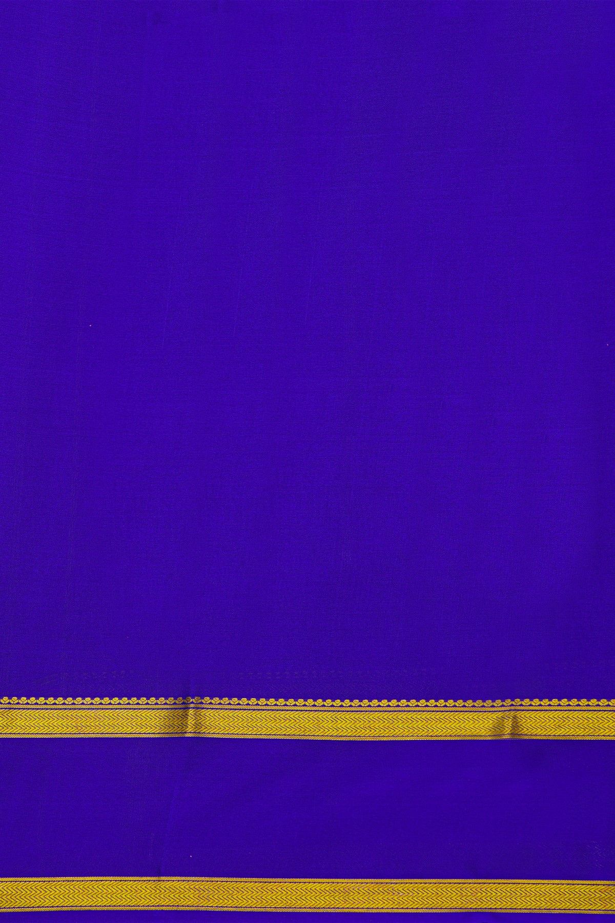 Mysore Crepe Yellow Saree With Gap Border