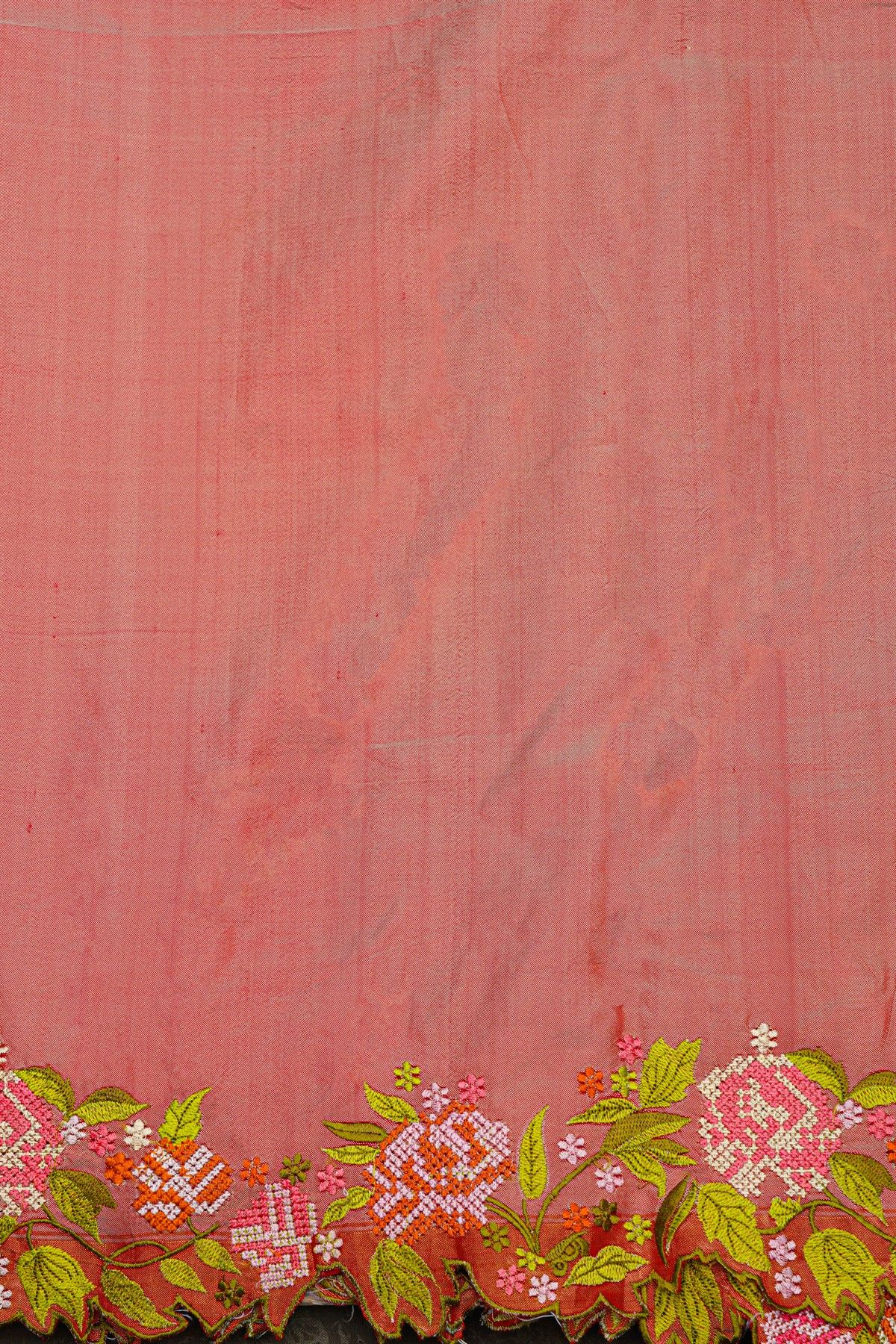 Fusion Ikat Silk Sky Blue Saree With Pochampally Weave Body
