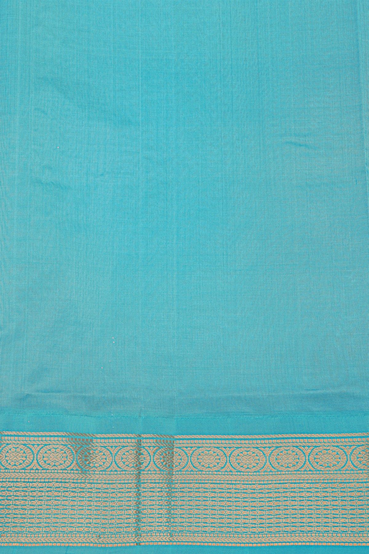Kuppadam Sico Off White Saree With Floral And Zari Lines Border