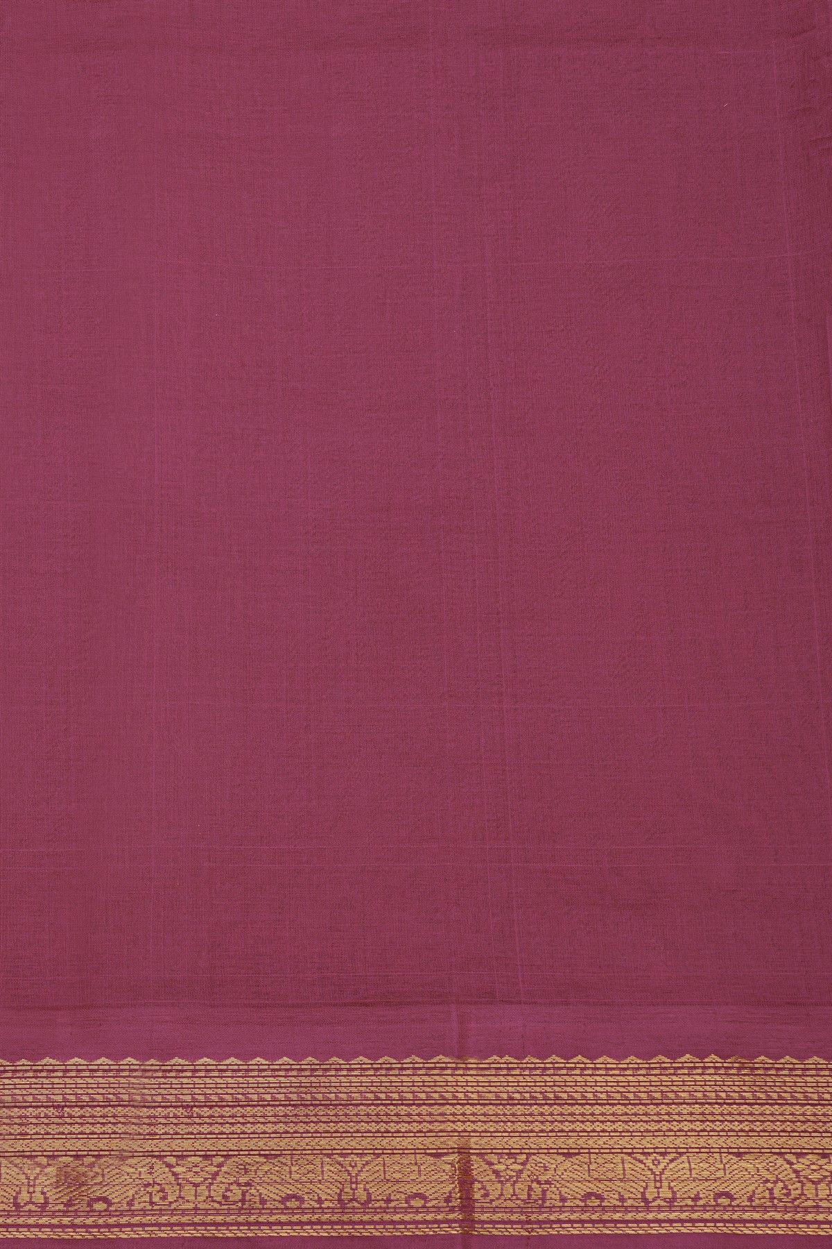 Kuppadam Sico Beige Saree Showcasing Floral And Elephant Border