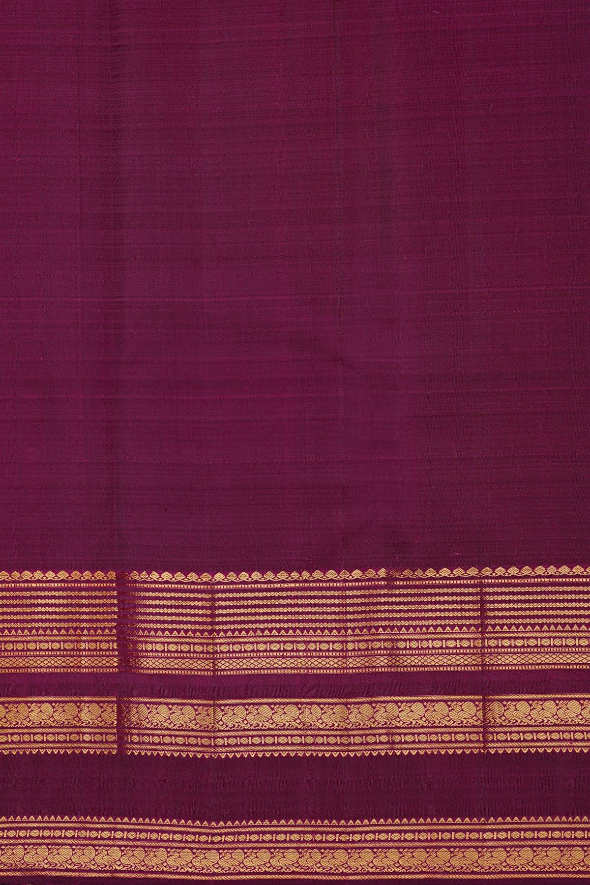 Kancheepuram Silk Pink Saree With Floral And Peacocks Buttis Body