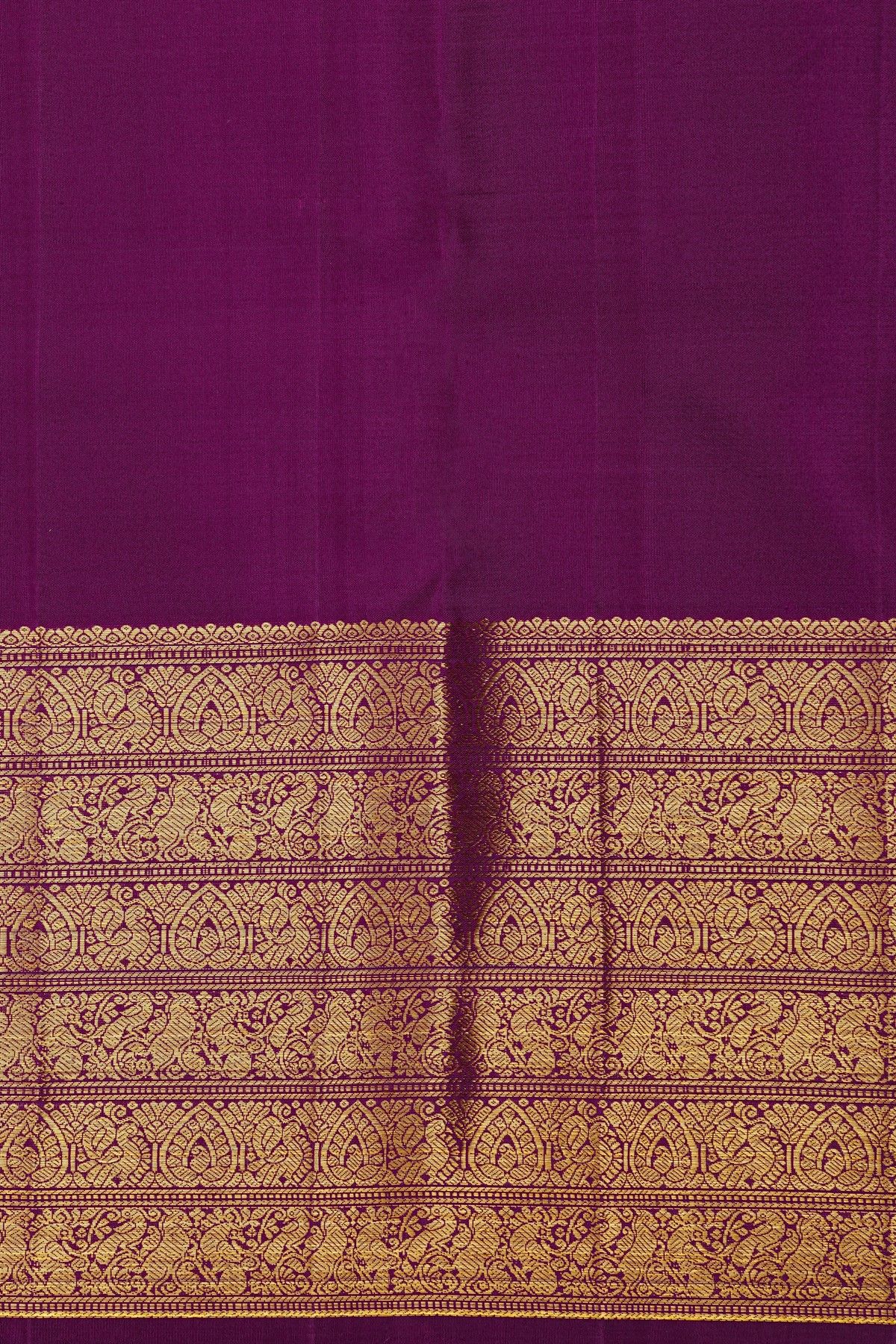 Kancheepuram Silk Mehendi Green Saree With Florals And Buttis Body