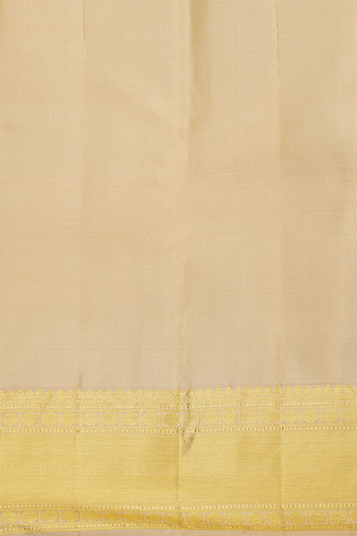 Kancheepuram Silk Sea Green Saree With Floral And Peacock Border