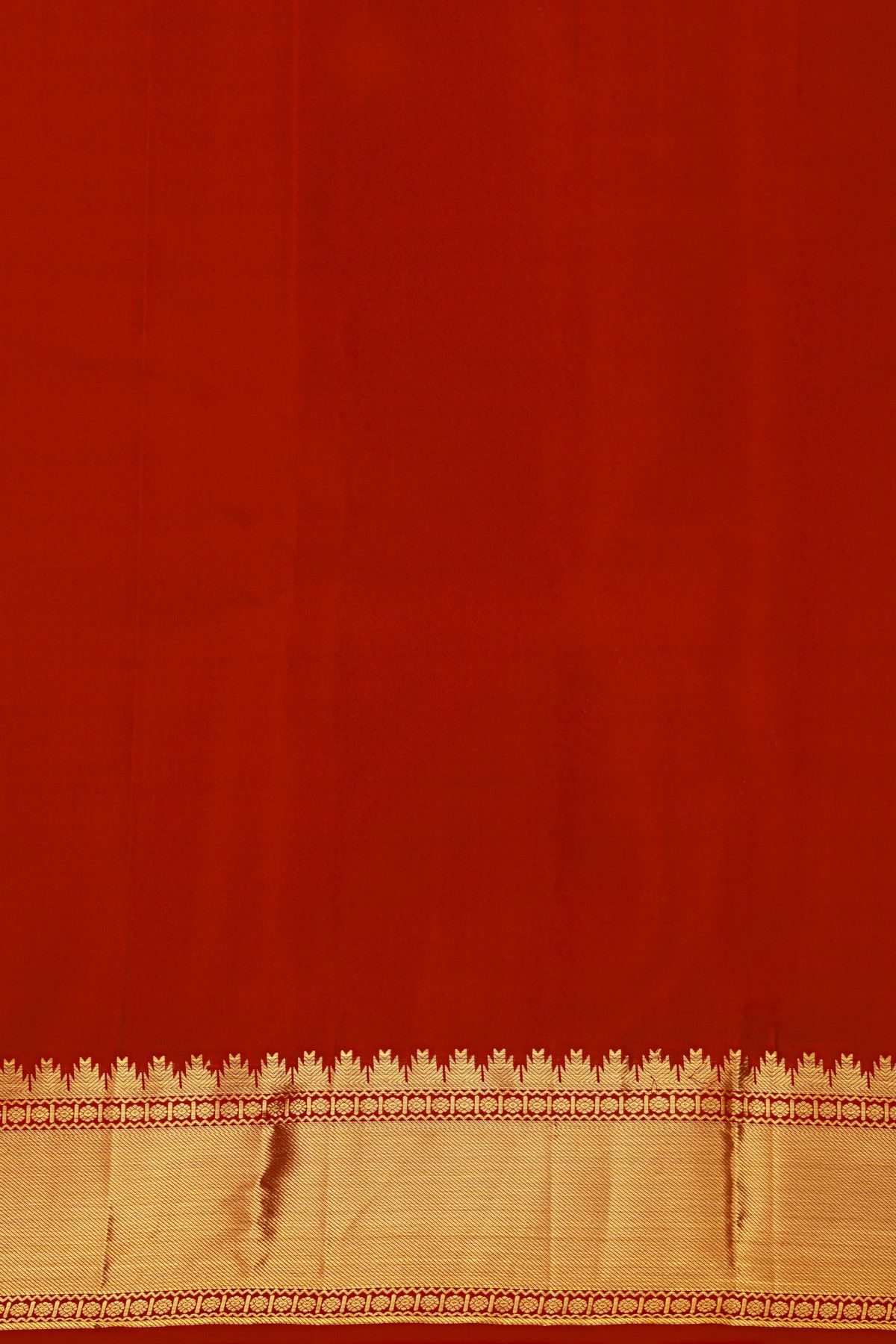 Kancheepuram Silk Red Saree With All Over Zari Weave Body