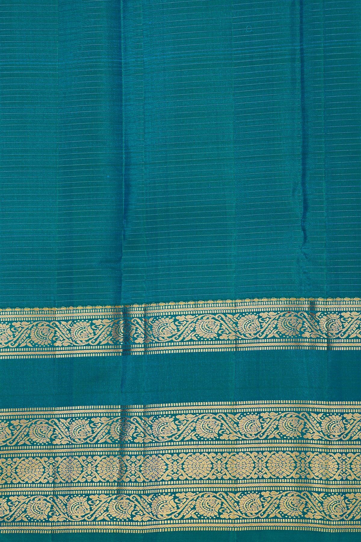 Kancheepuram Silk Dark Purple Saree With Zari Checks And Buttis Body