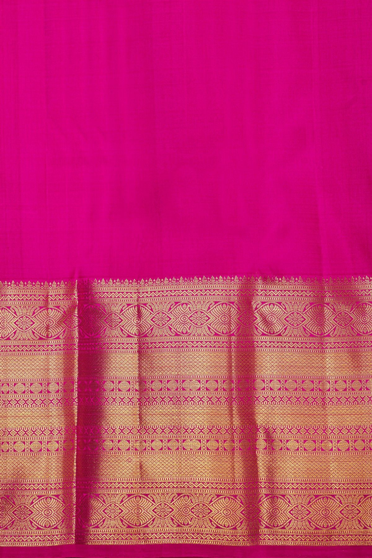 Kancheepuram Silk Red Saree With Florals And Buttis Body