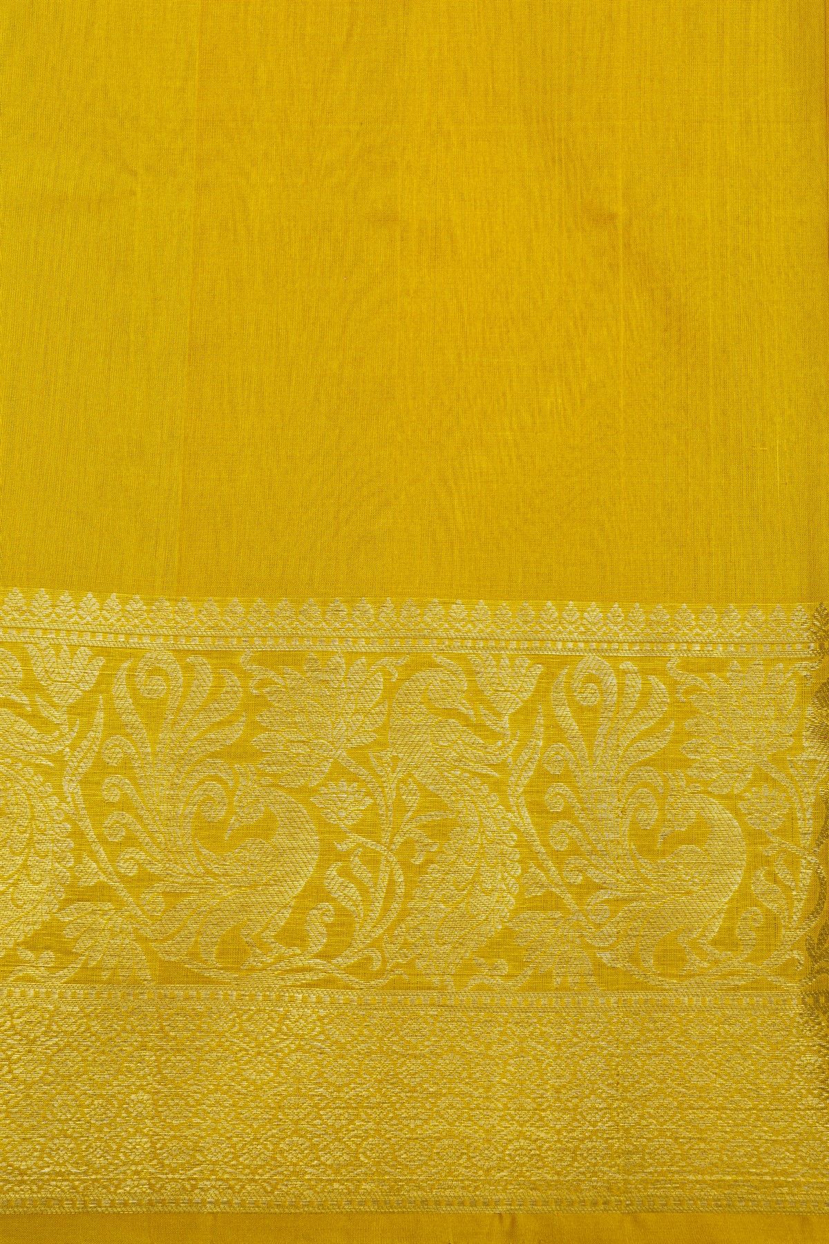Venkatagiri Silk Brick Red Saree With Peacock And Floral Border