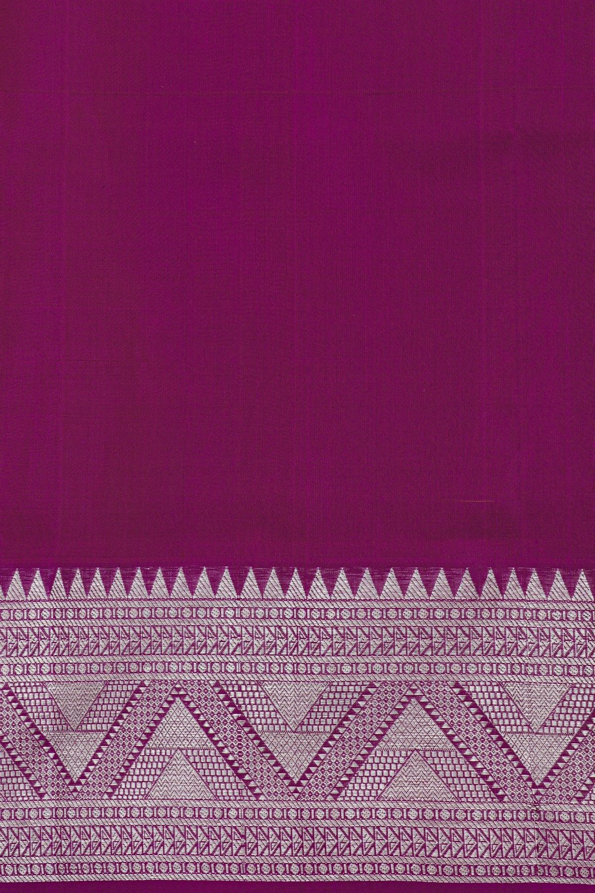 Venkatagiri Silk Rust Orange Saree With Florals And Peacock Buttis Body