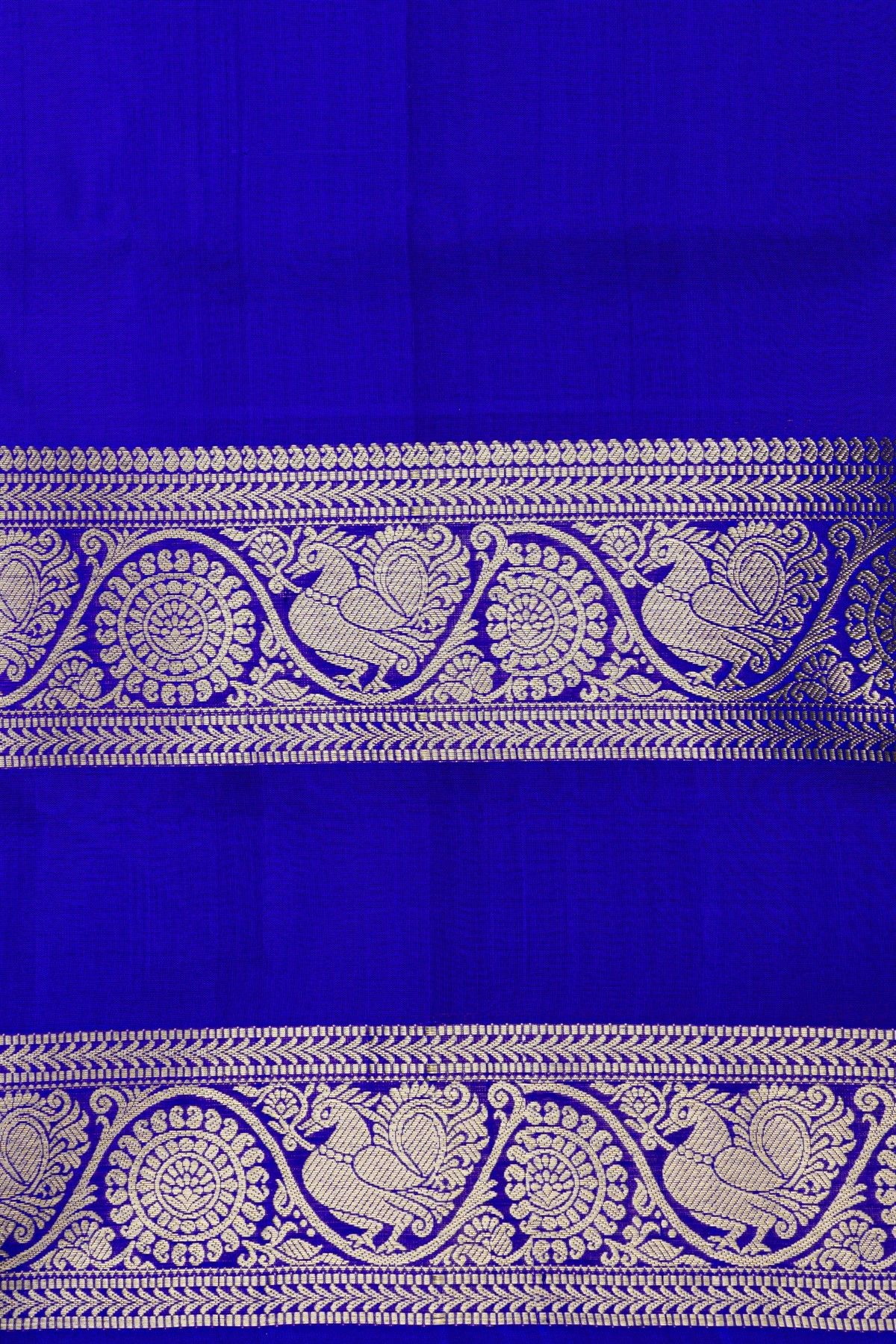 Venkatagiri Silk Purple Saree With Checks Floral And Buttis Body