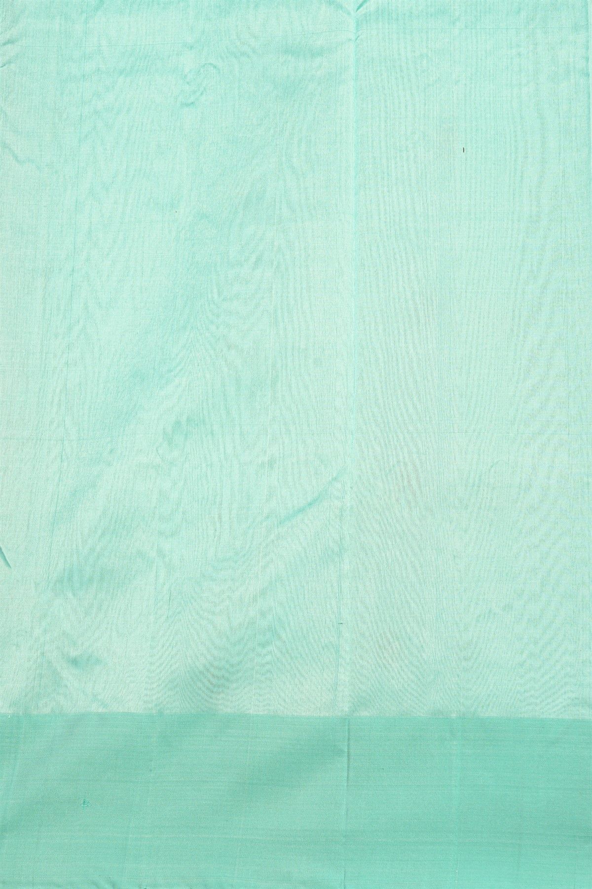 Chanderi Silk Turquoise Blue Saree With Florals And Buttis Body