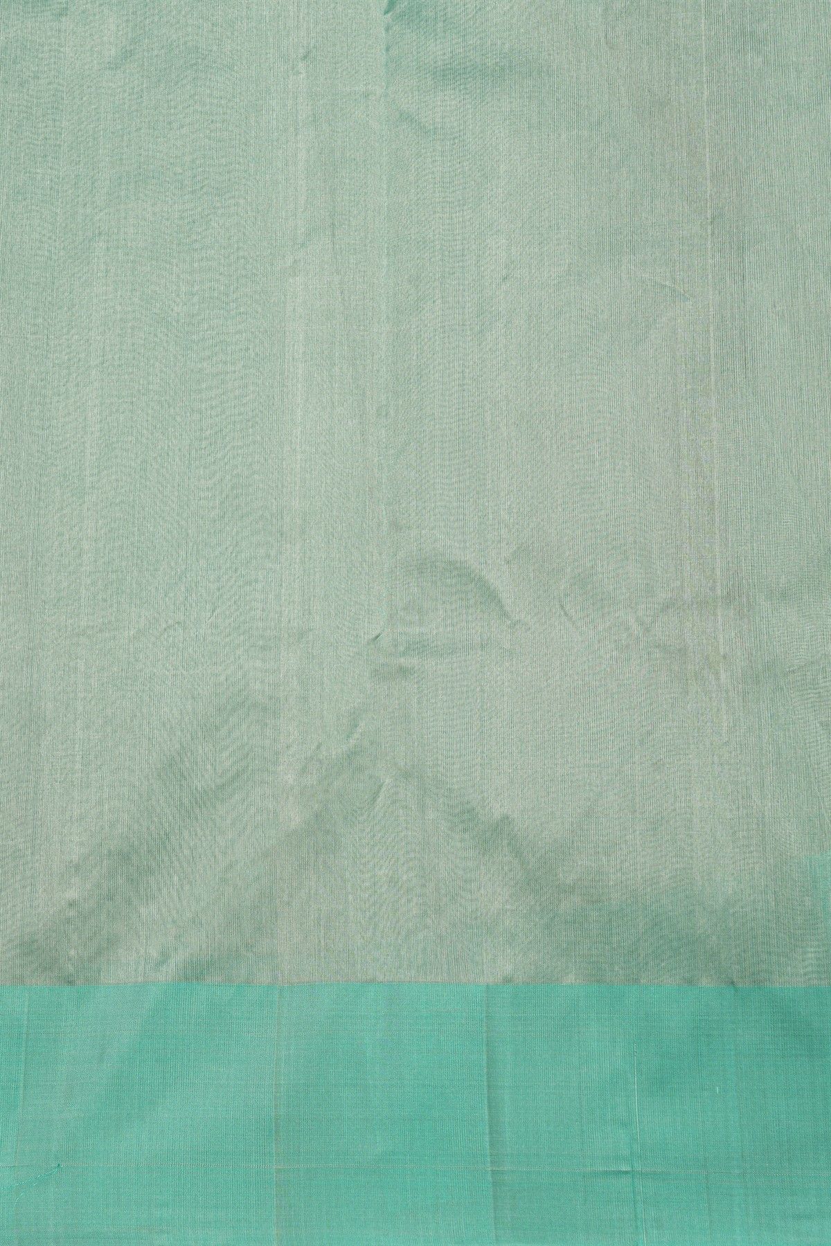 Chanderi Silk Mint Blue Saree With Florals And Buttis Body