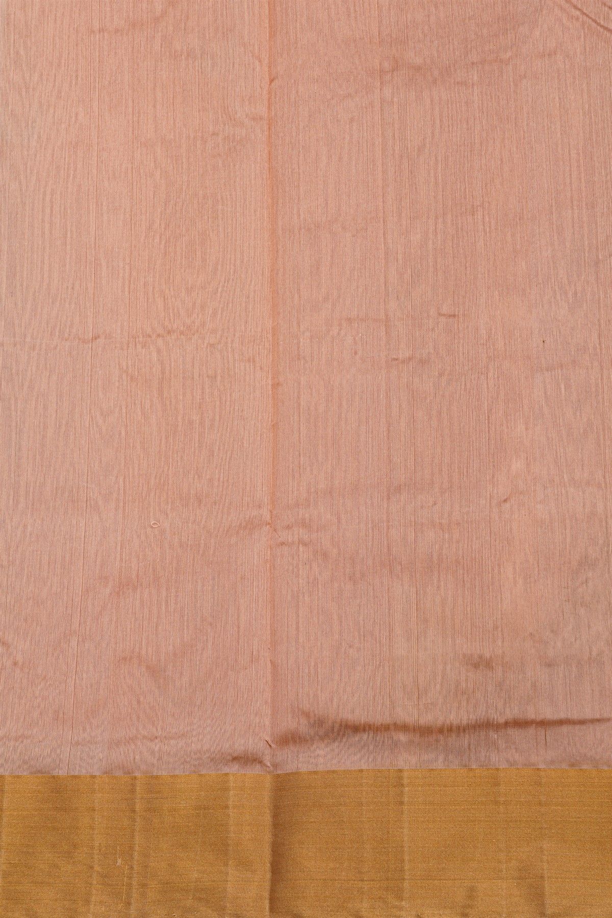 Chanderi Silk Peach Saree With Muniya Buttis Border