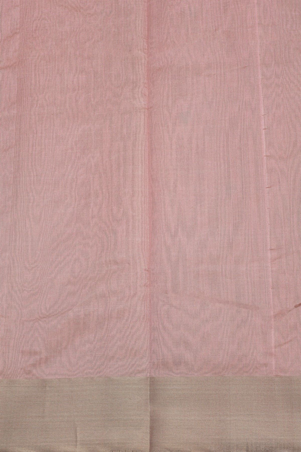 Chanderi Silk Baby Pink Saree With Circle Buttis Body
