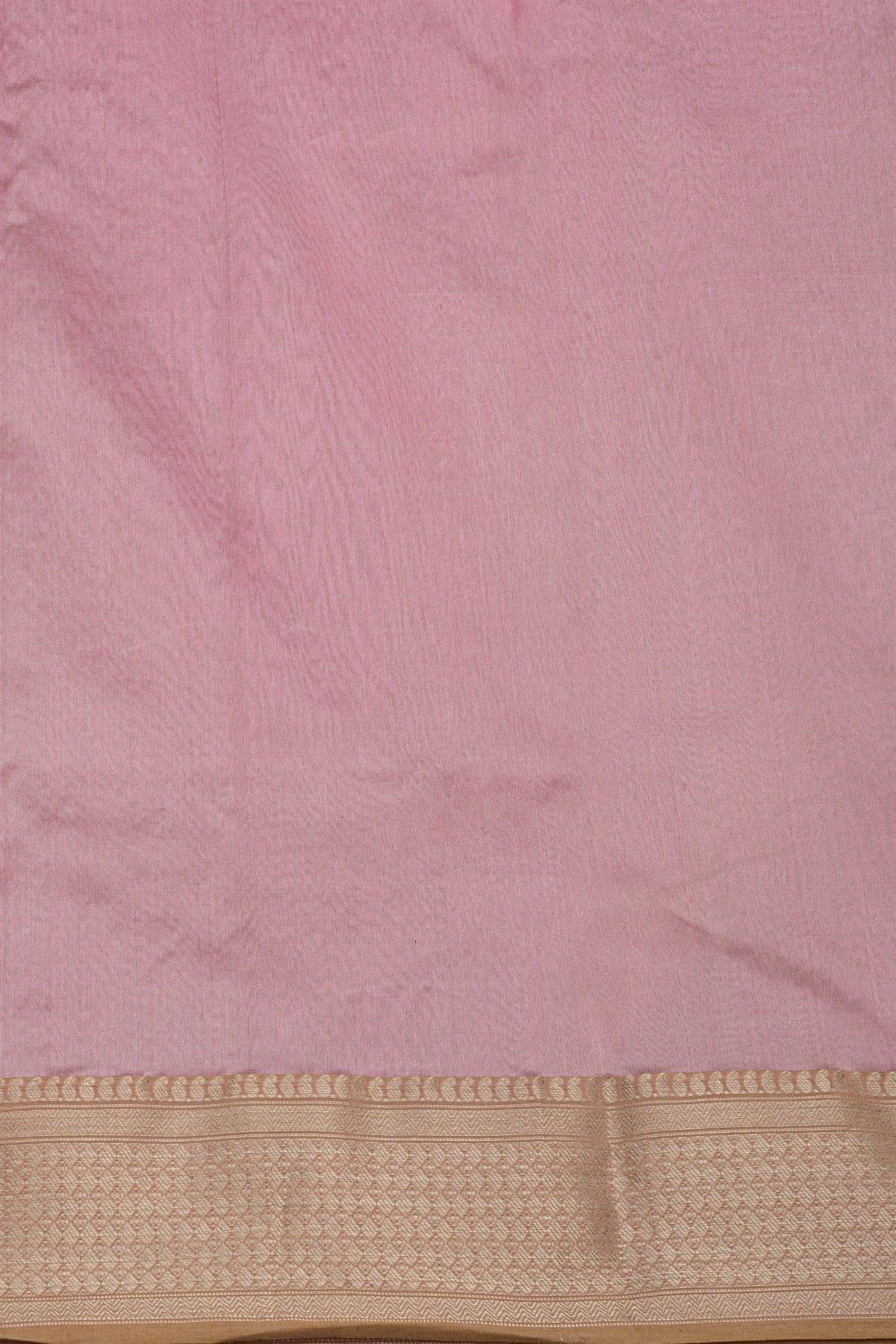 Chanderi Silk Baby Pink Saree With Floral Buttis Body