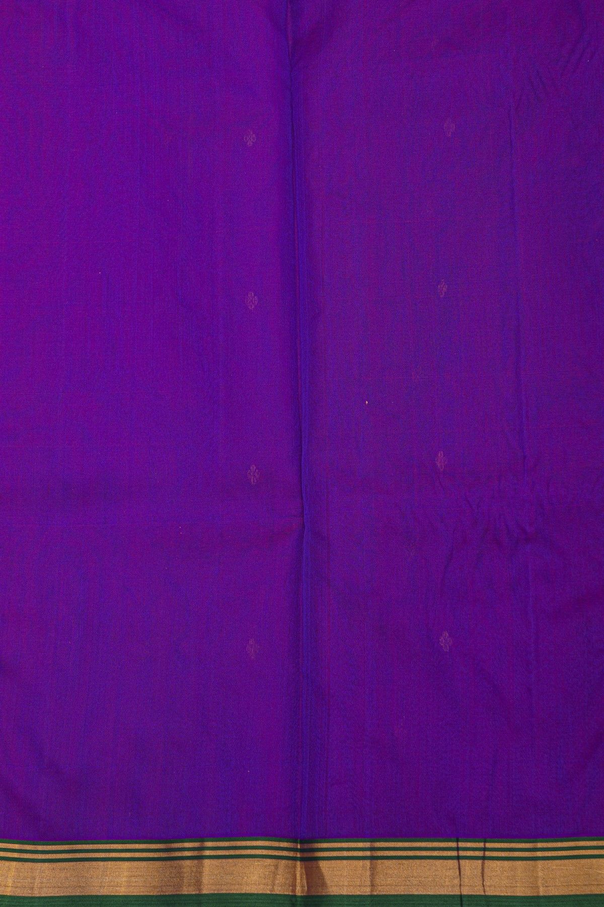 Chanderi Silk Purple Saree With Kaddi Border