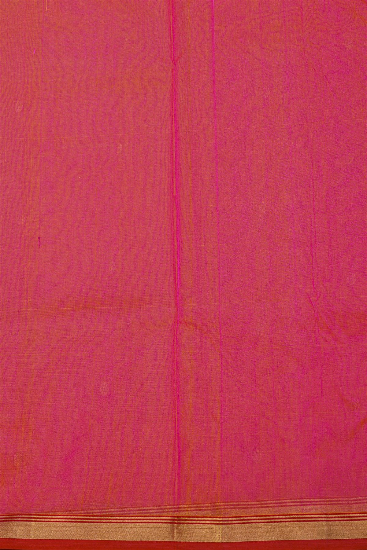 Chanderi Silk Peach Pink Saree With Kaddi Border